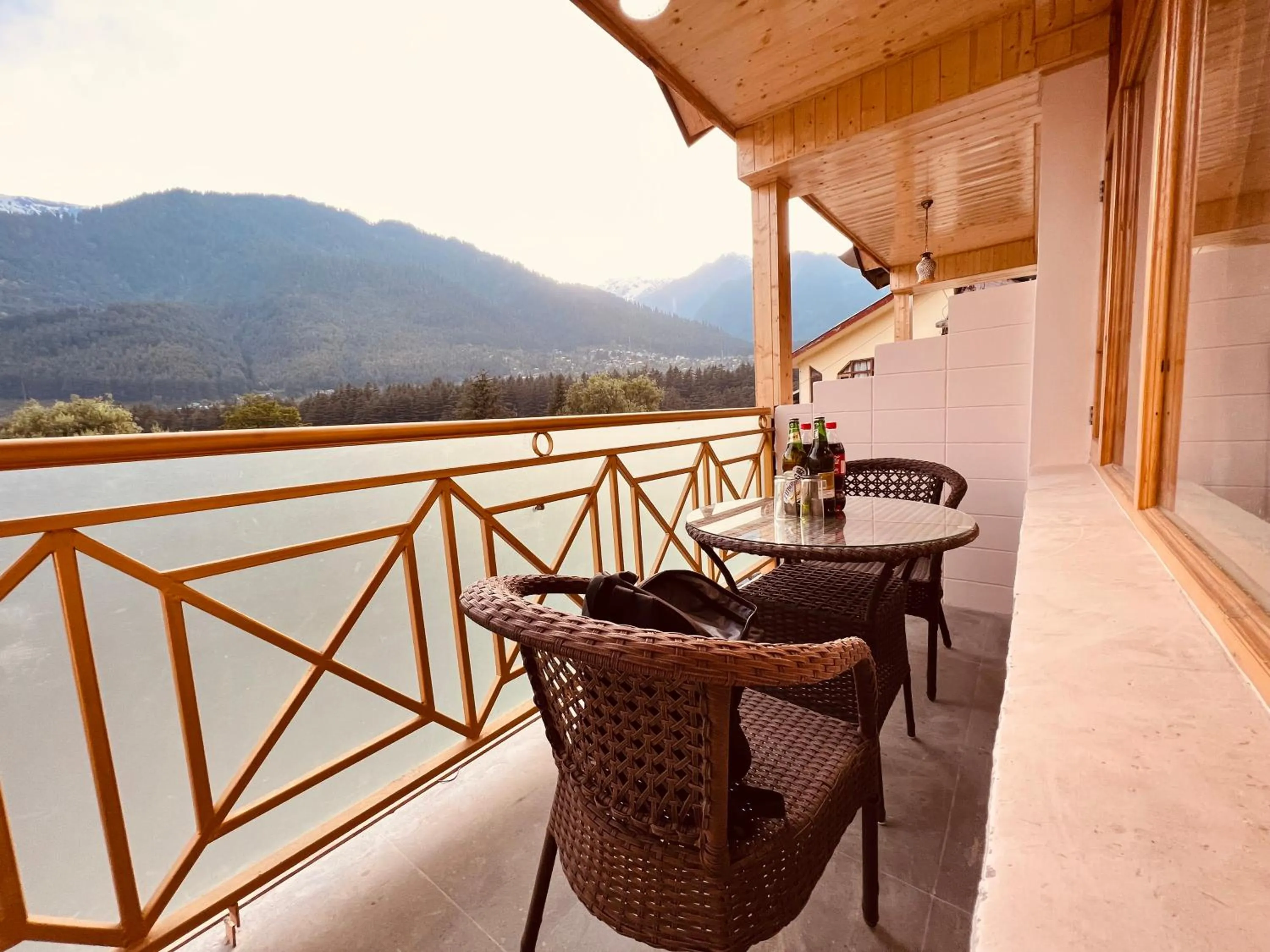 Balcony/Terrace in Hill River Resort By West Western -Property of the Year 2024-25 - Central Heated & Air Cooled, Near Mall Road