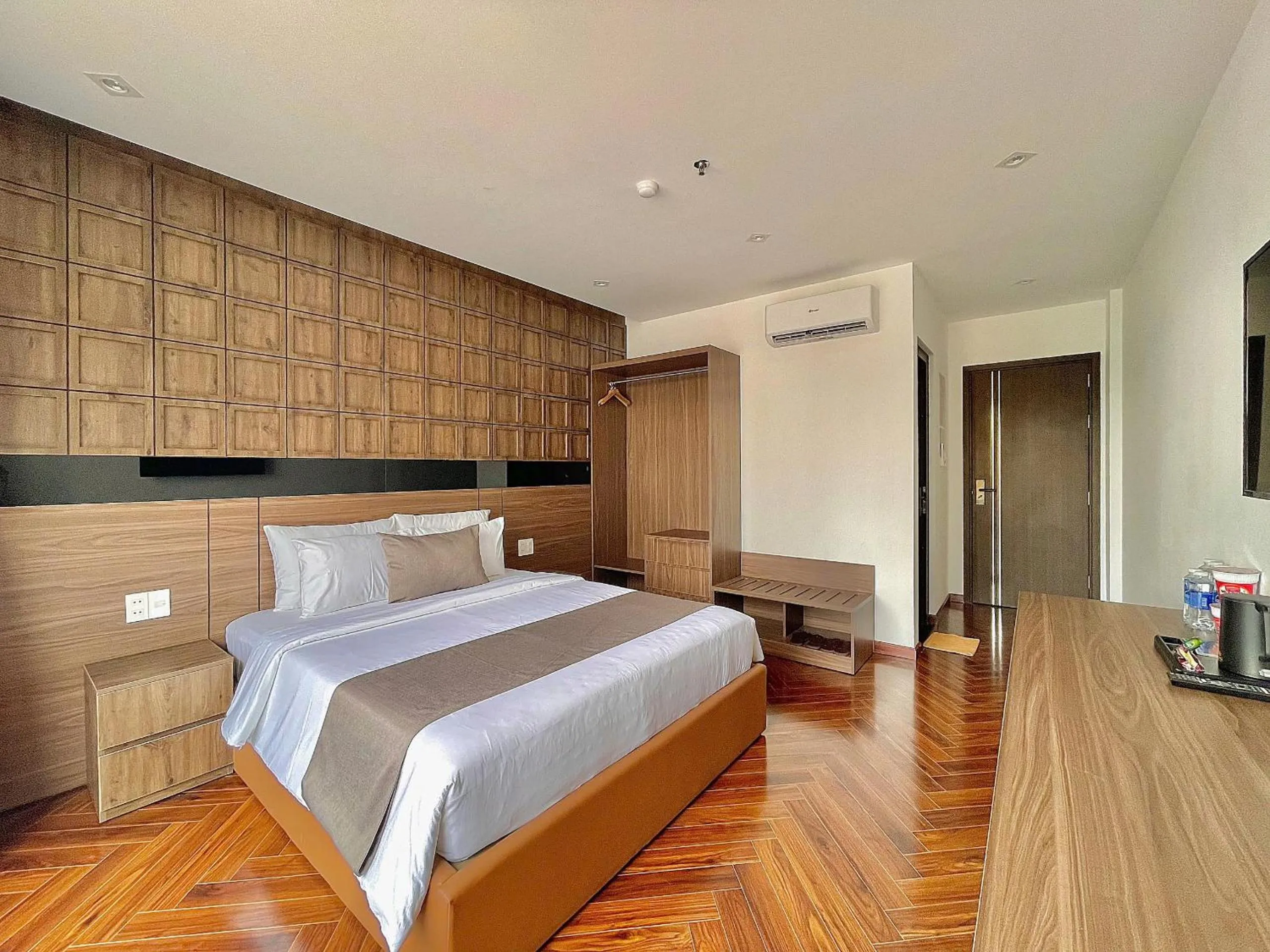 Bed in Hải Long Hotel 2