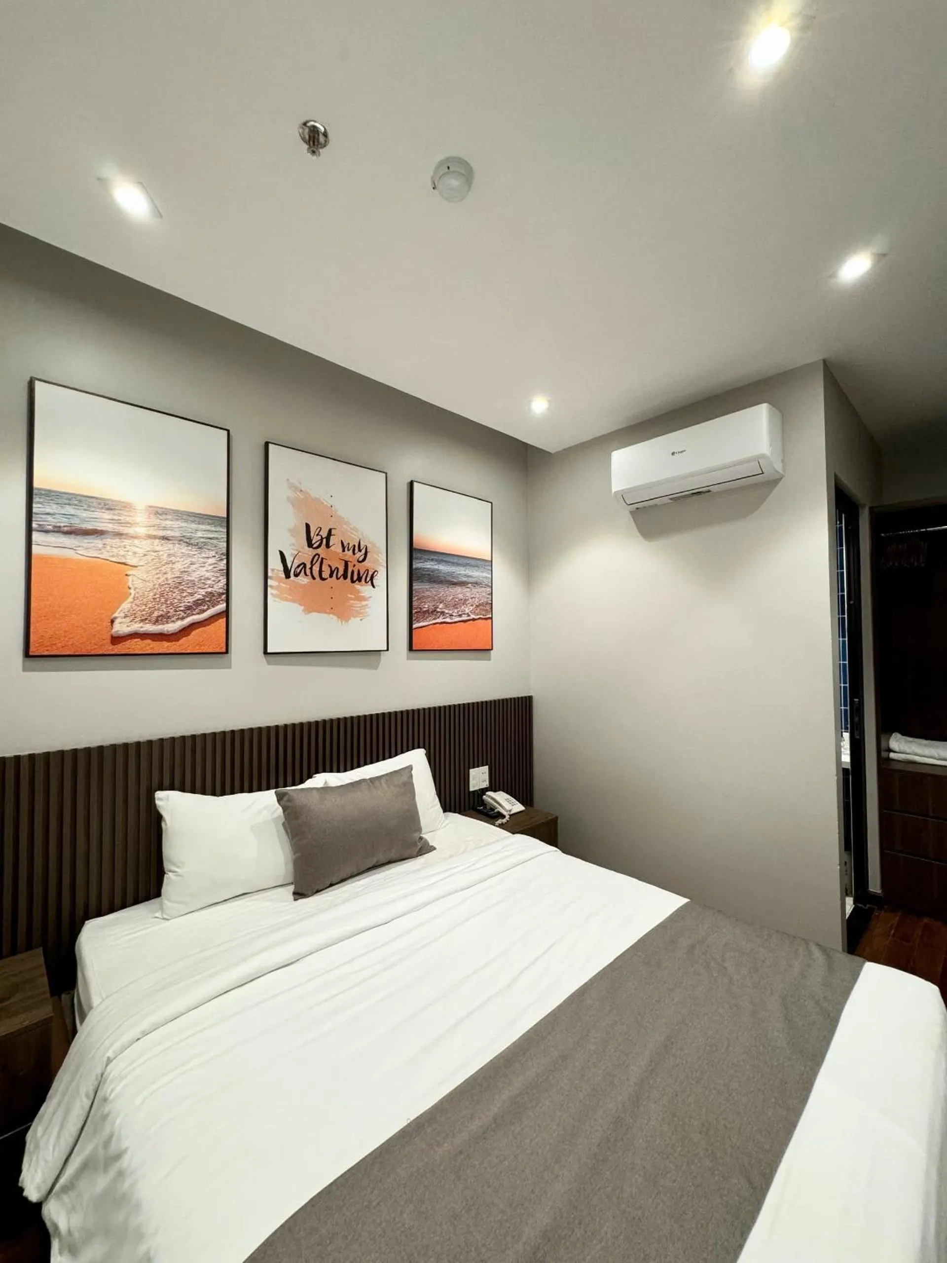 Bed in Hải Long Hotel 2