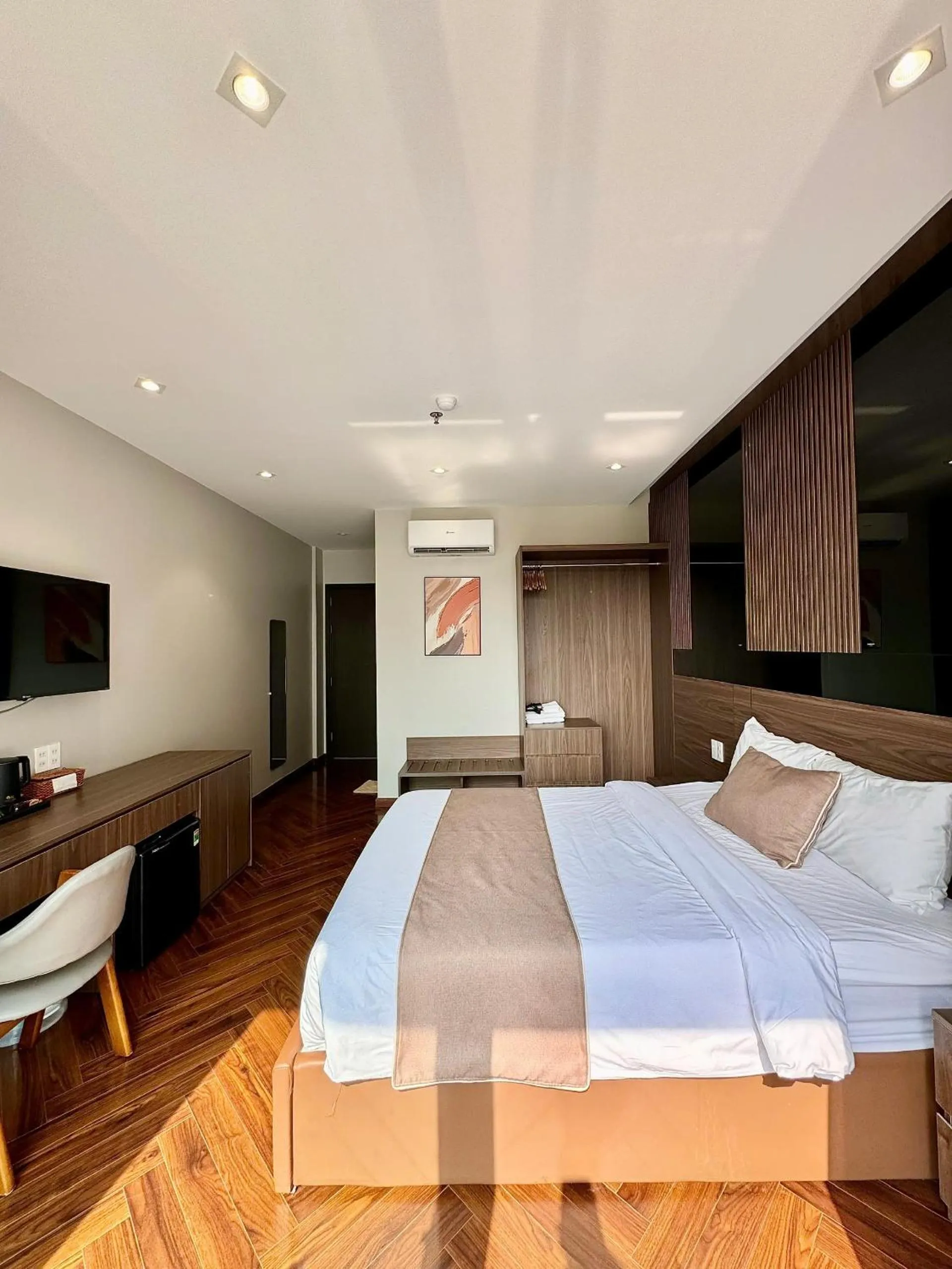 Bed in Hải Long Hotel 2