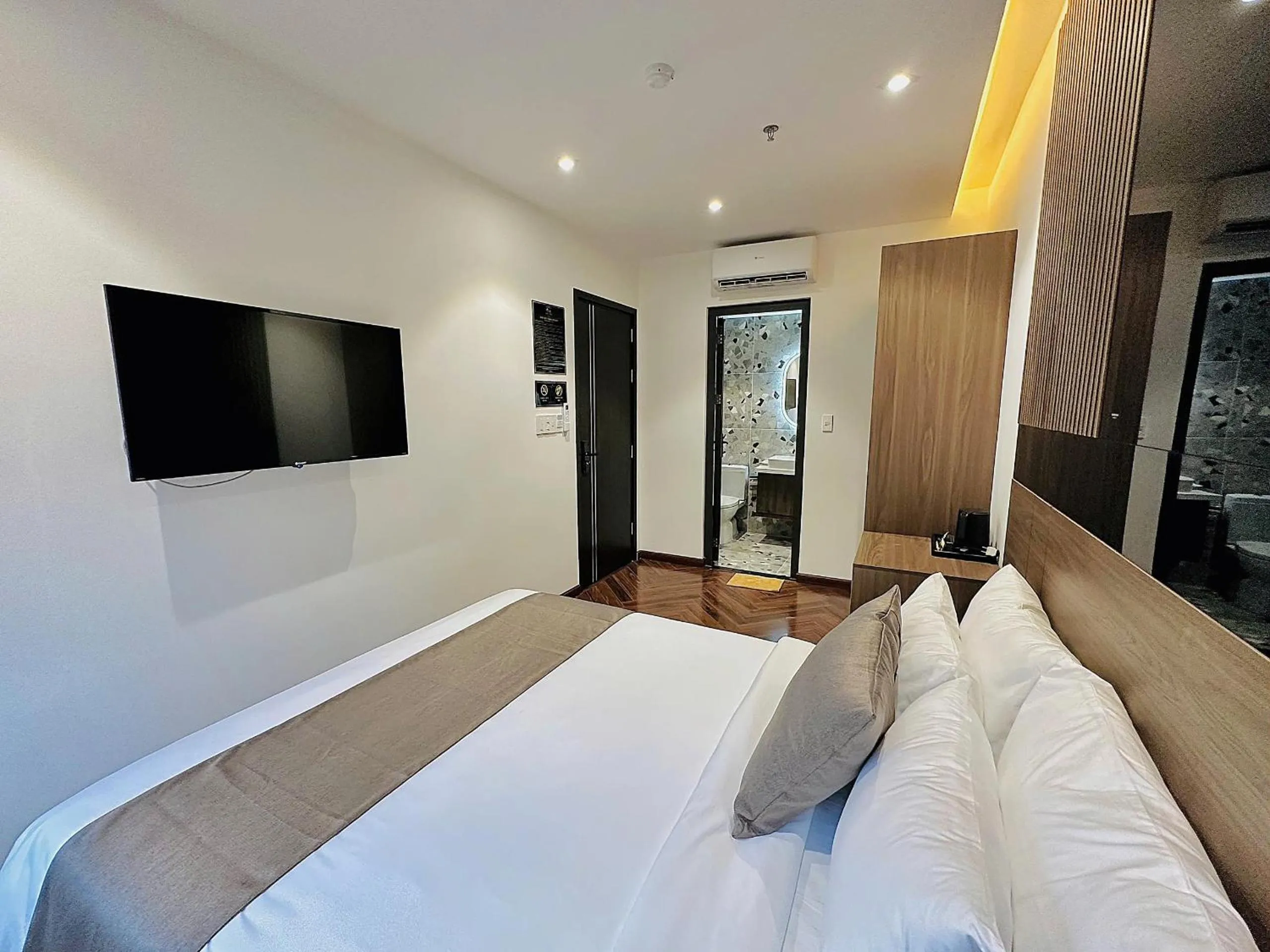 Bed in Hải Long Hotel 2