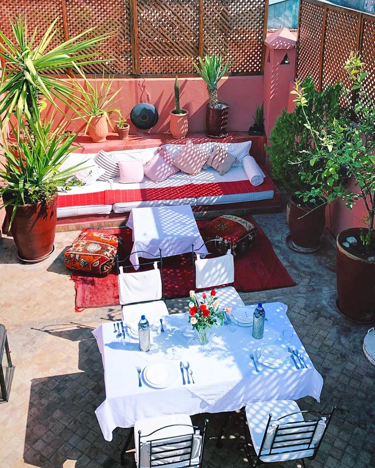 Garden view in Riad Anais Marrakech