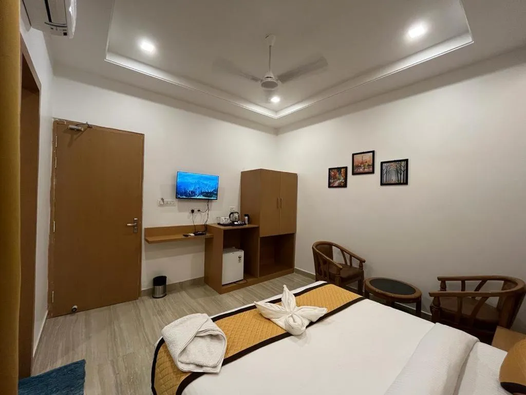 Bed in Hotel Royal Casa