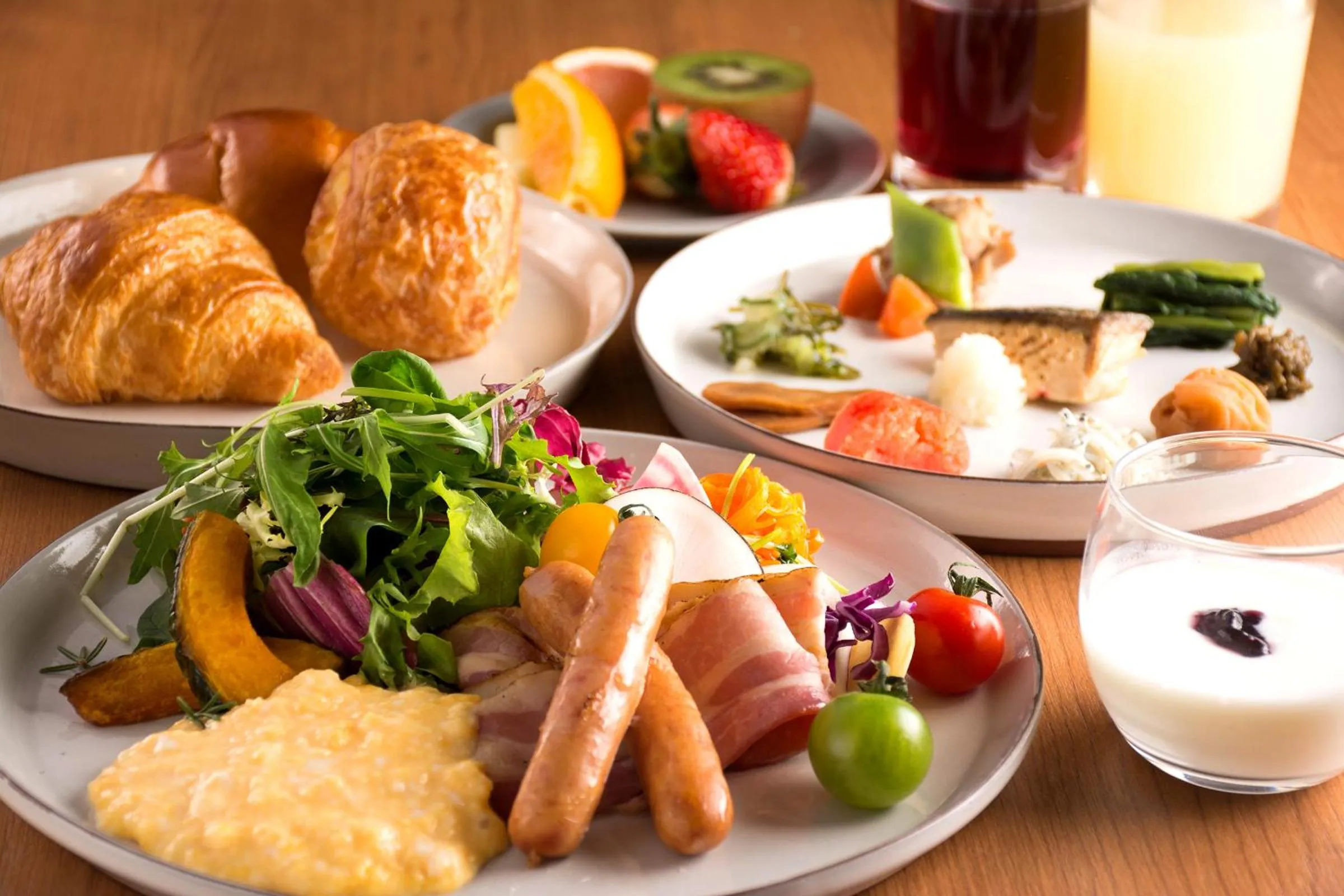 Breakfast in Karuizawa Asama Prince Hotel