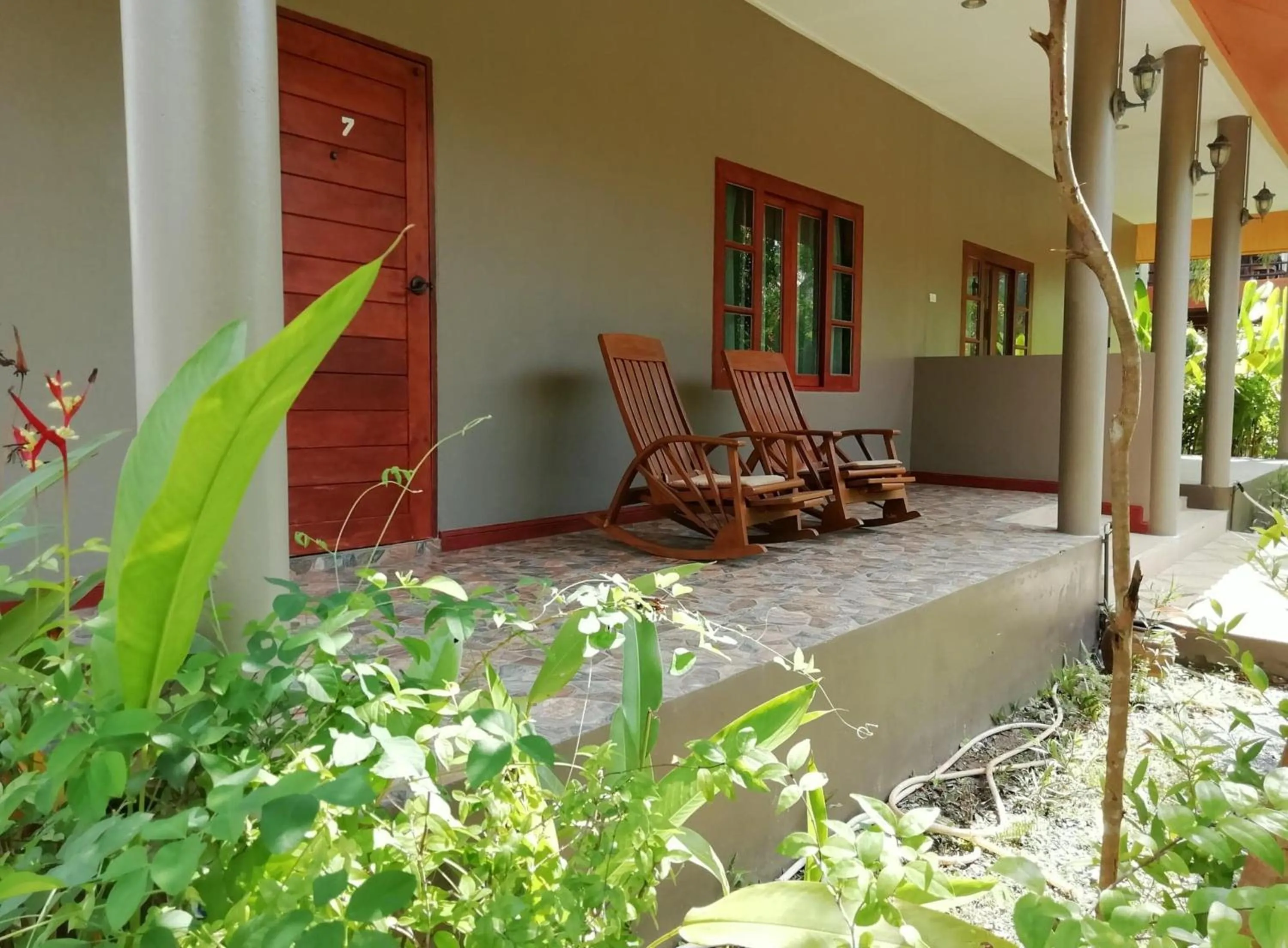 Balcony/Terrace in Lanta Wanida Resort