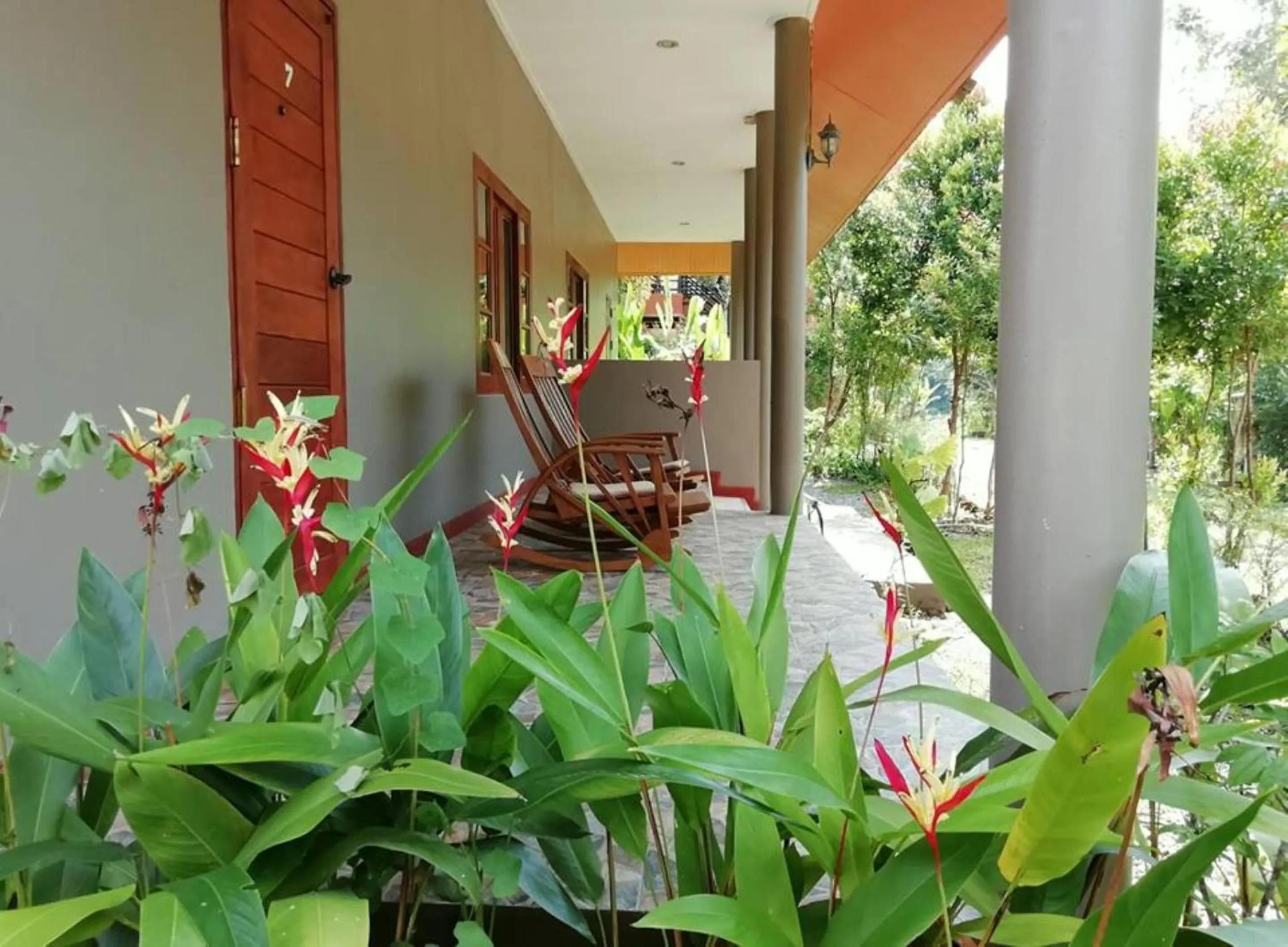 Balcony/Terrace in Lanta Wanida Resort