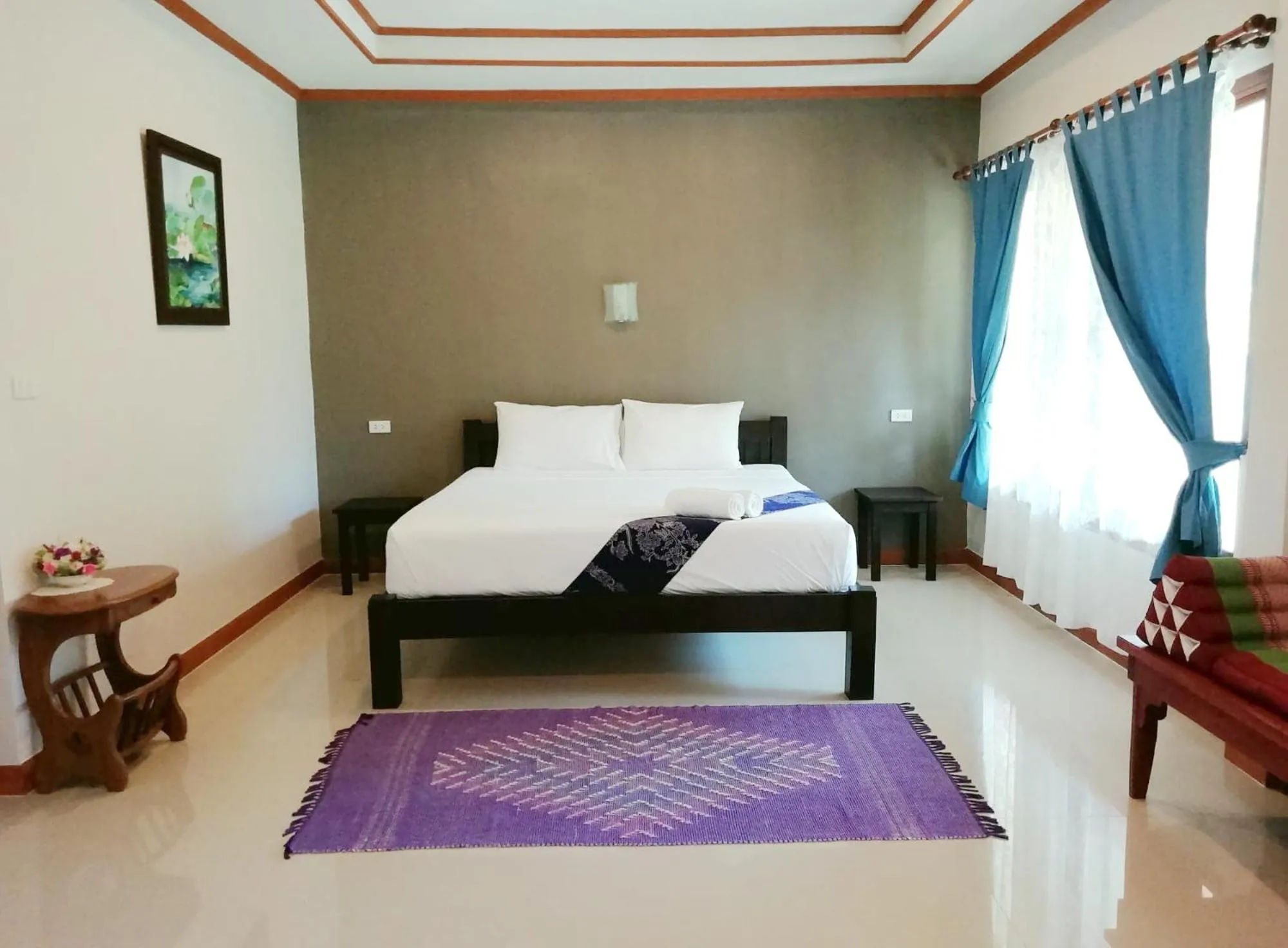 Bed in Lanta Wanida Resort