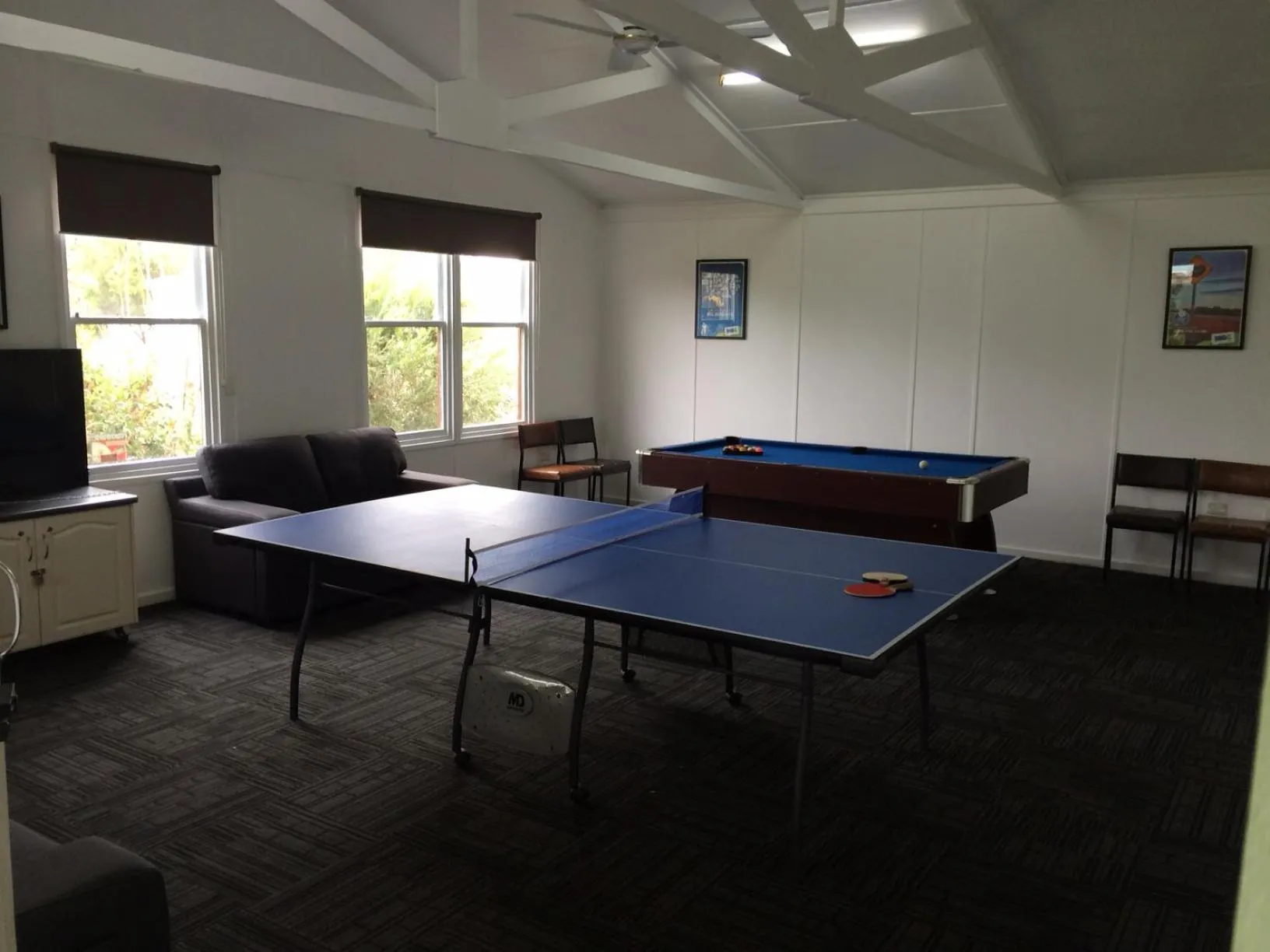 Communal lounge/ TV room in BIG4 Shepparton Park Lane Holiday Park