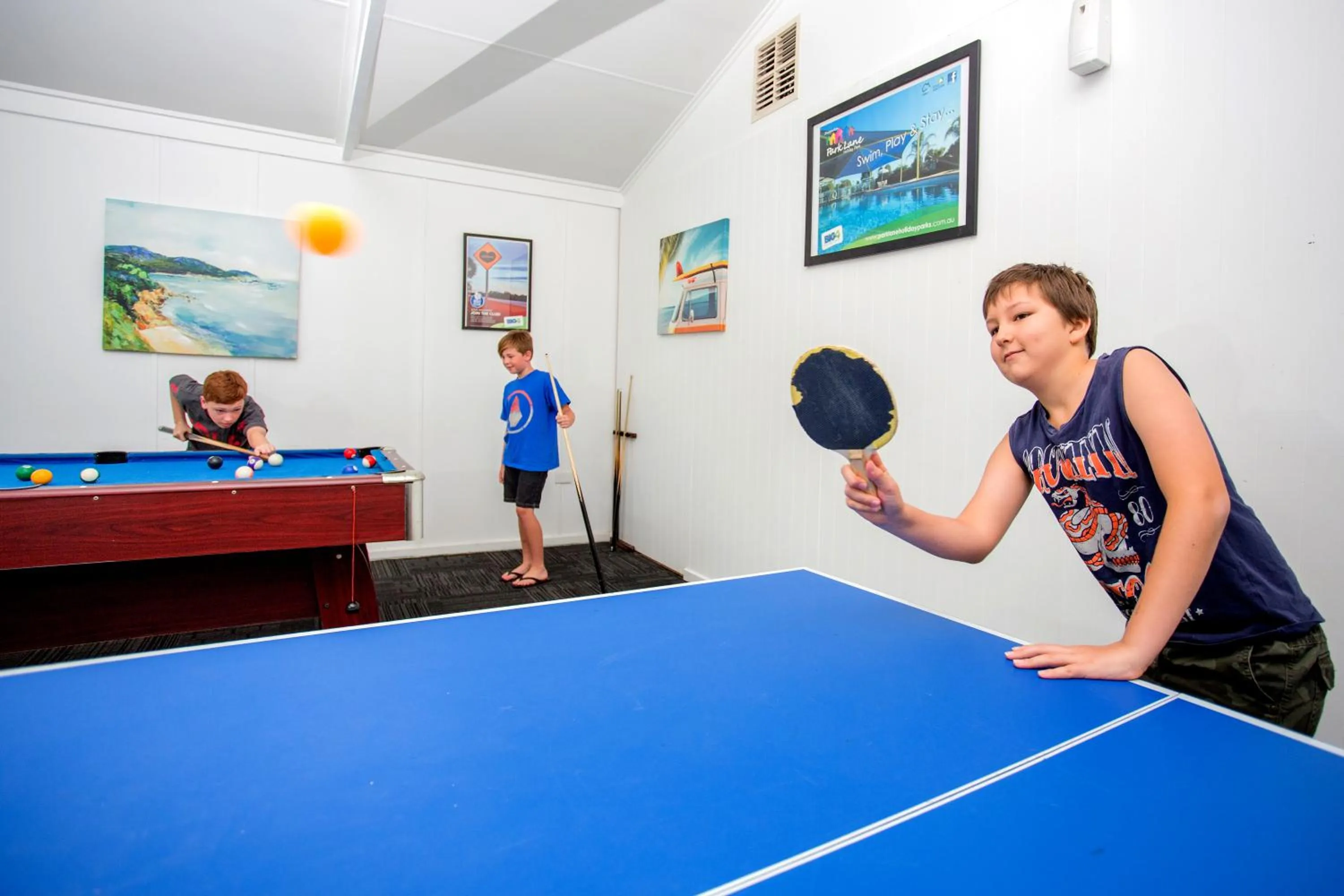 Game Room in BIG4 Shepparton Park Lane Holiday Park