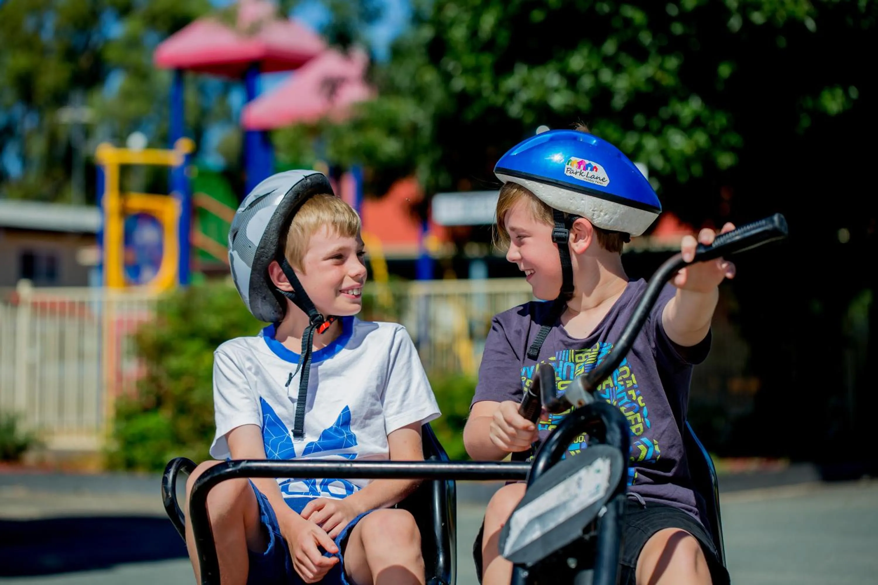 children in BIG4 Shepparton Park Lane Holiday Park