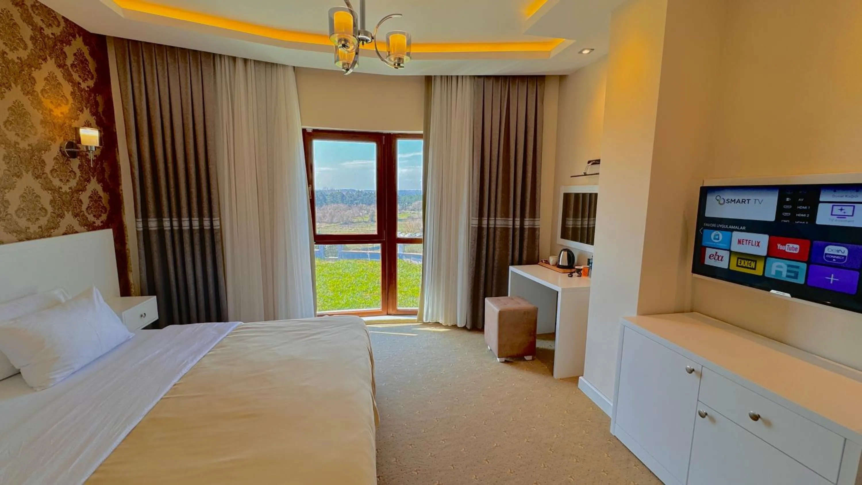 Bed in Green Roof Boutique Hotel & SPA Istanbul Airport