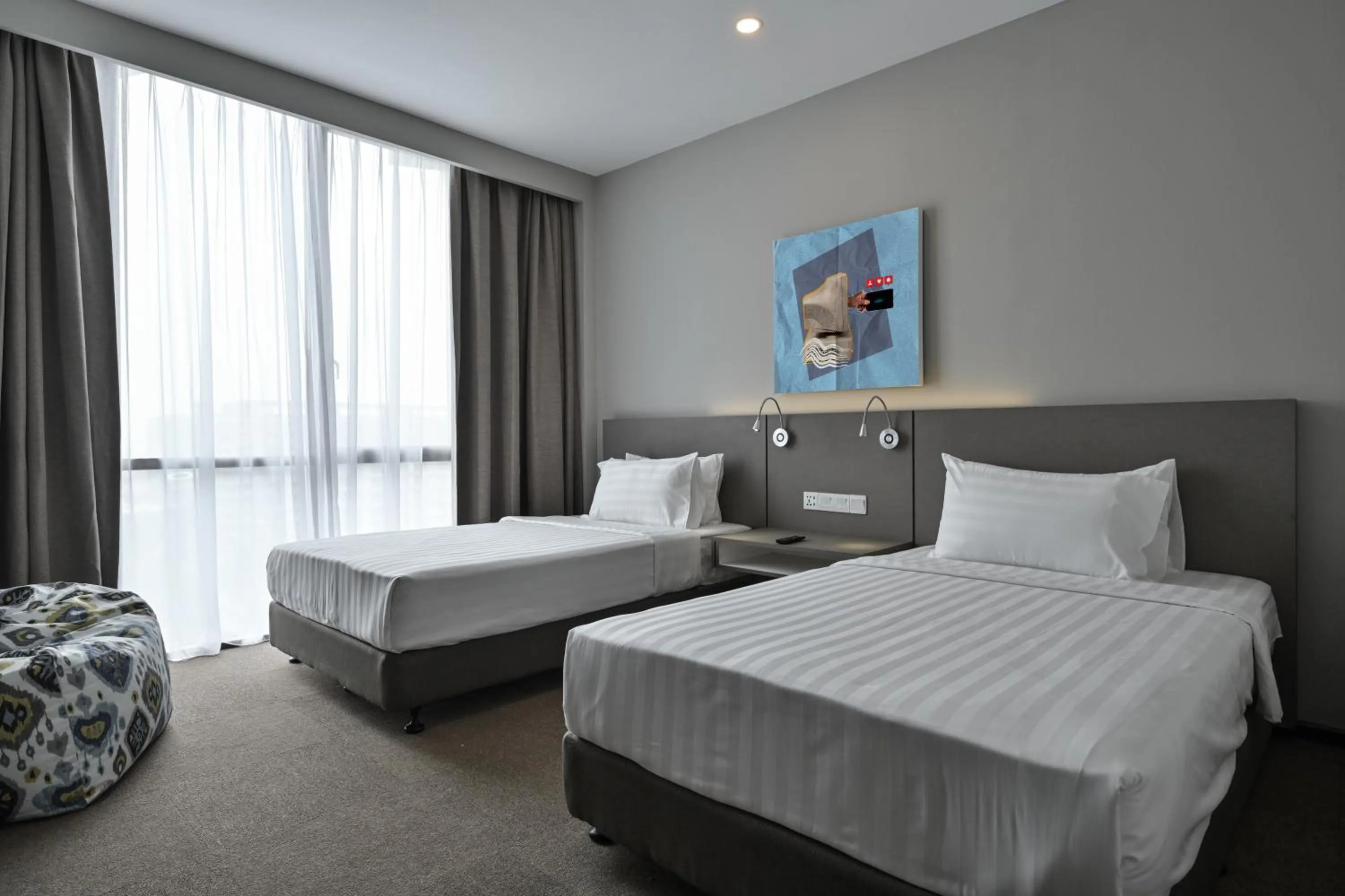 View (from property/room), Bed in Asaya Damansara