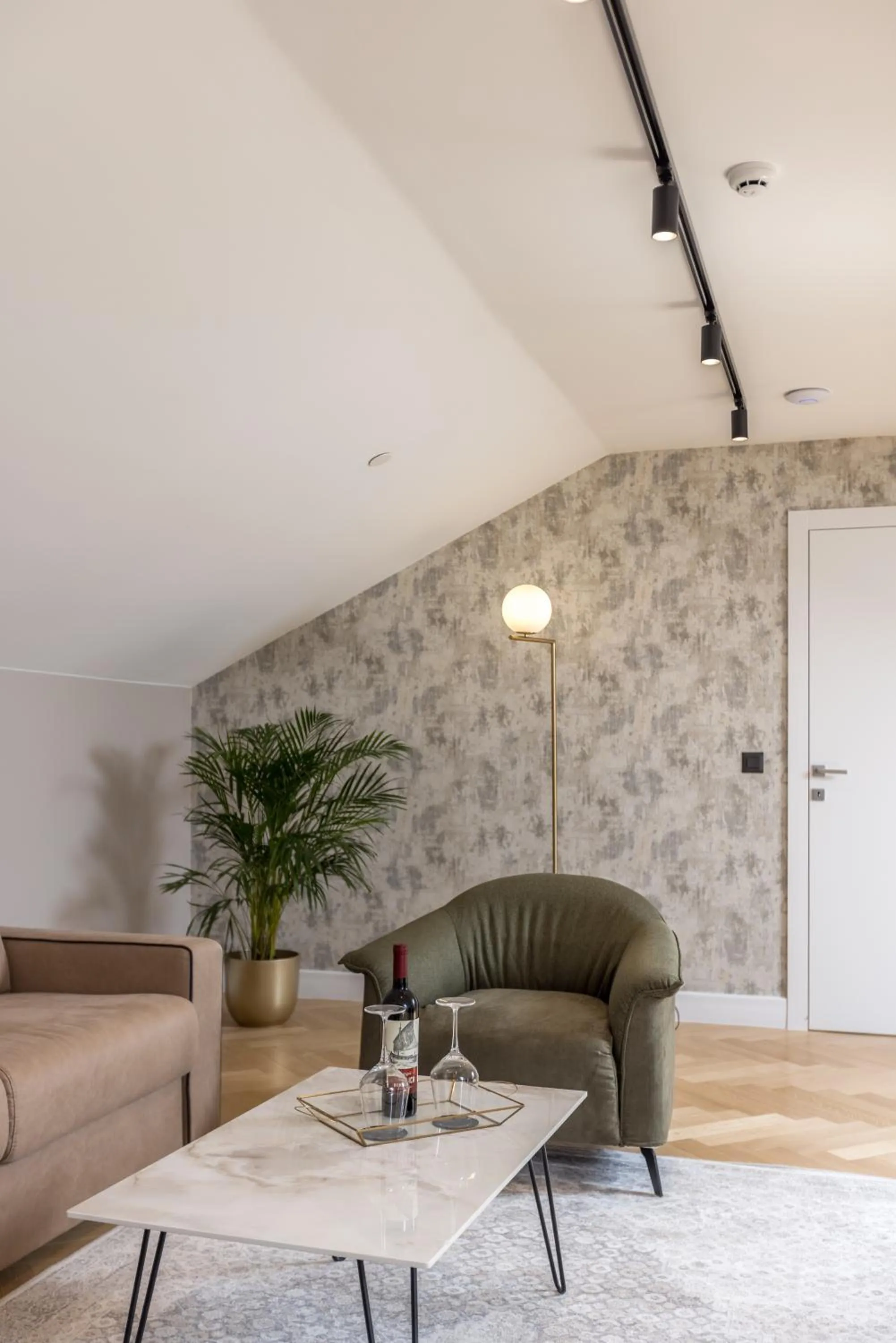 Living room in Cornaro Hotel