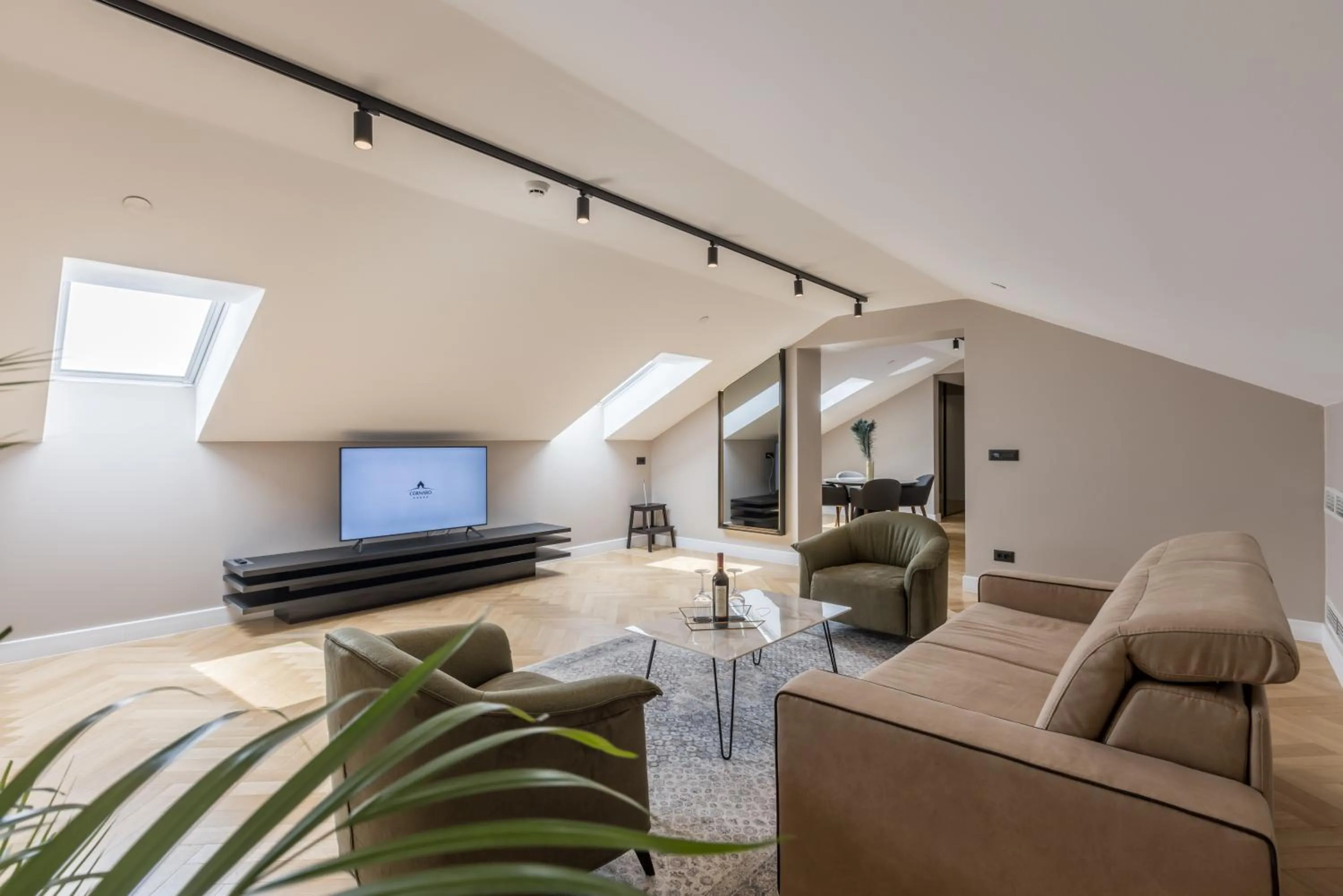 Living room in Cornaro Hotel