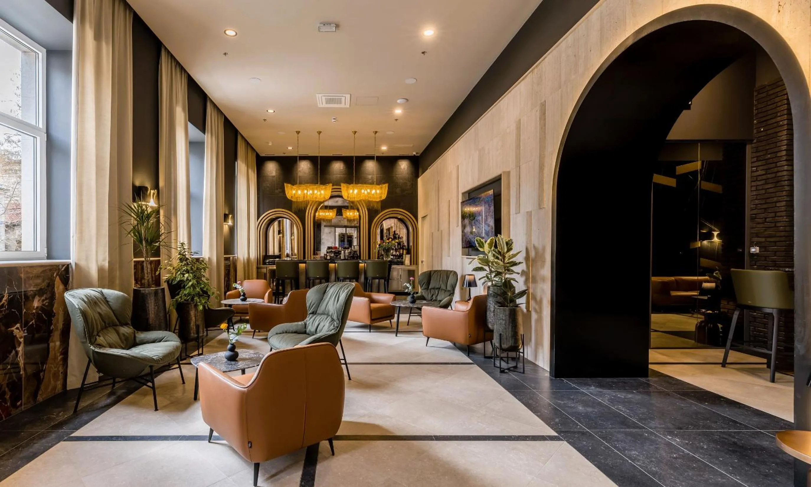 Lounge or bar in Cornaro Hotel