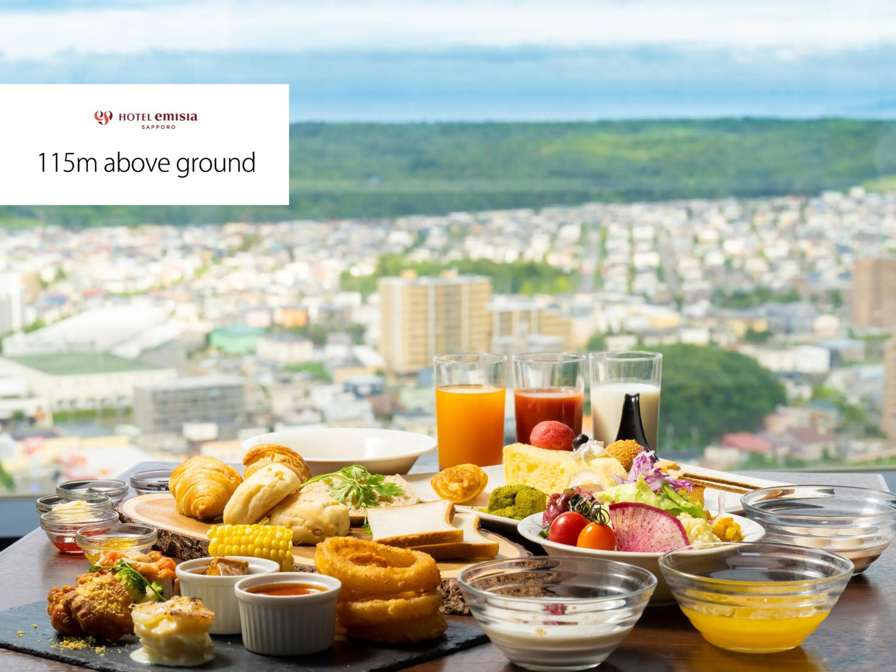 Breakfast in Hotel Emisia Sapporo