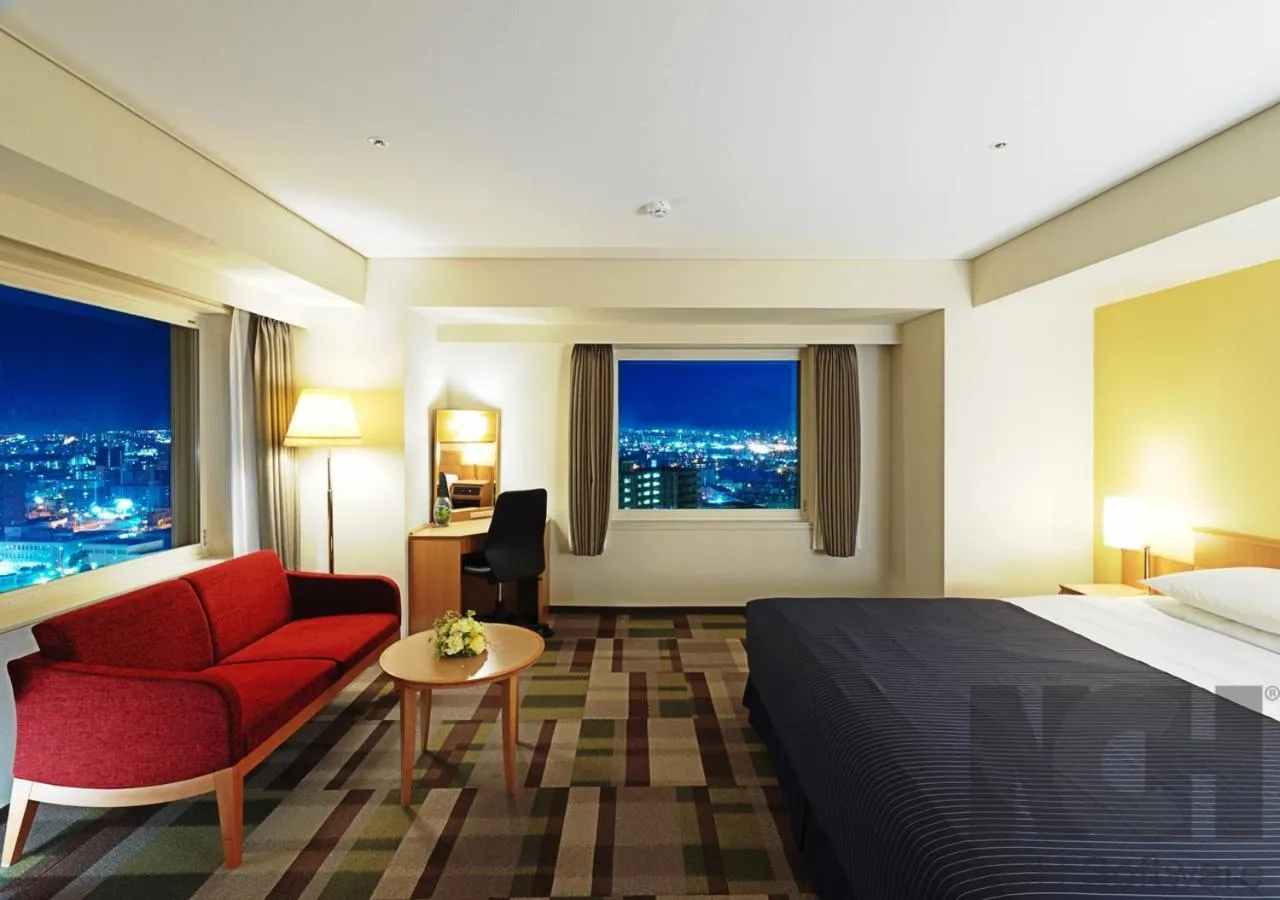 Photo of the whole room, Bed in Hotel Emisia Sapporo