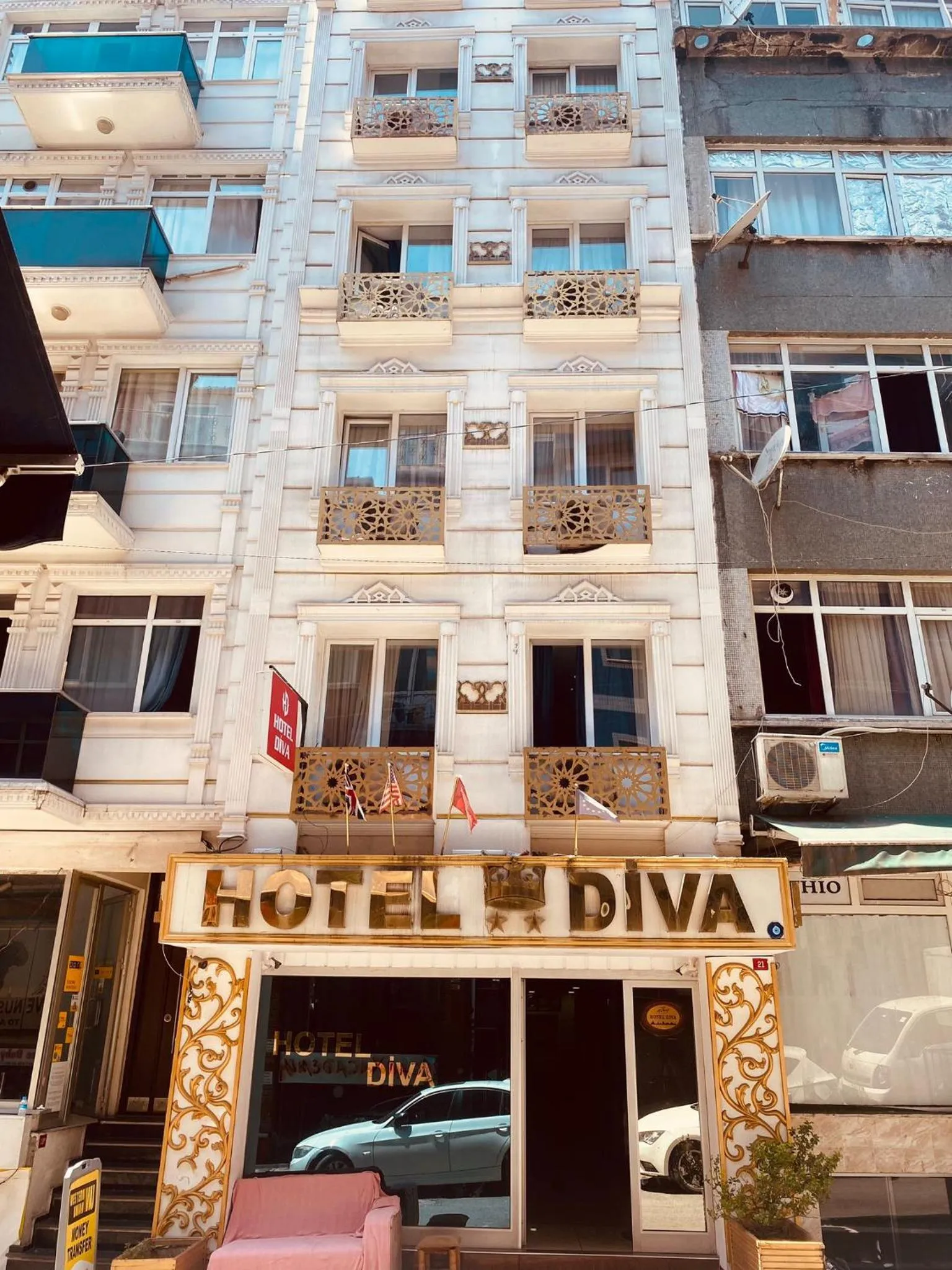 Property building in Hotel Diva