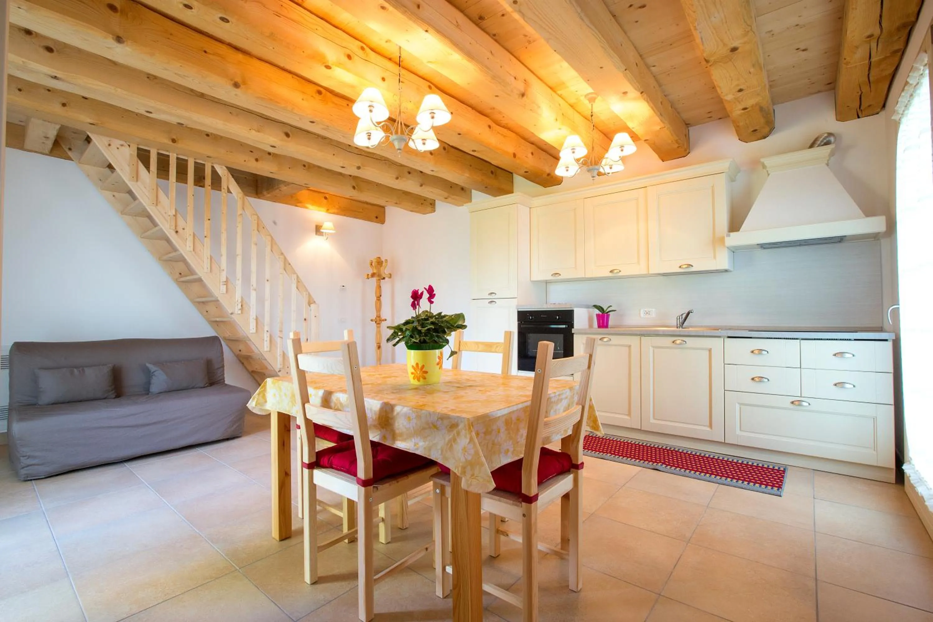 Kitchen or kitchenette in Agriturismo Ae Cavane