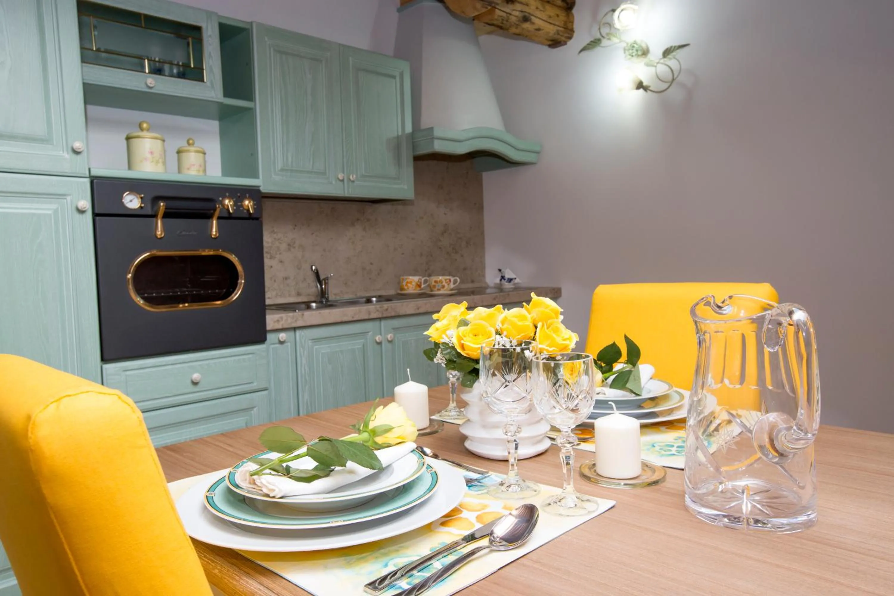 Kitchen or kitchenette in Agriturismo Ae Cavane