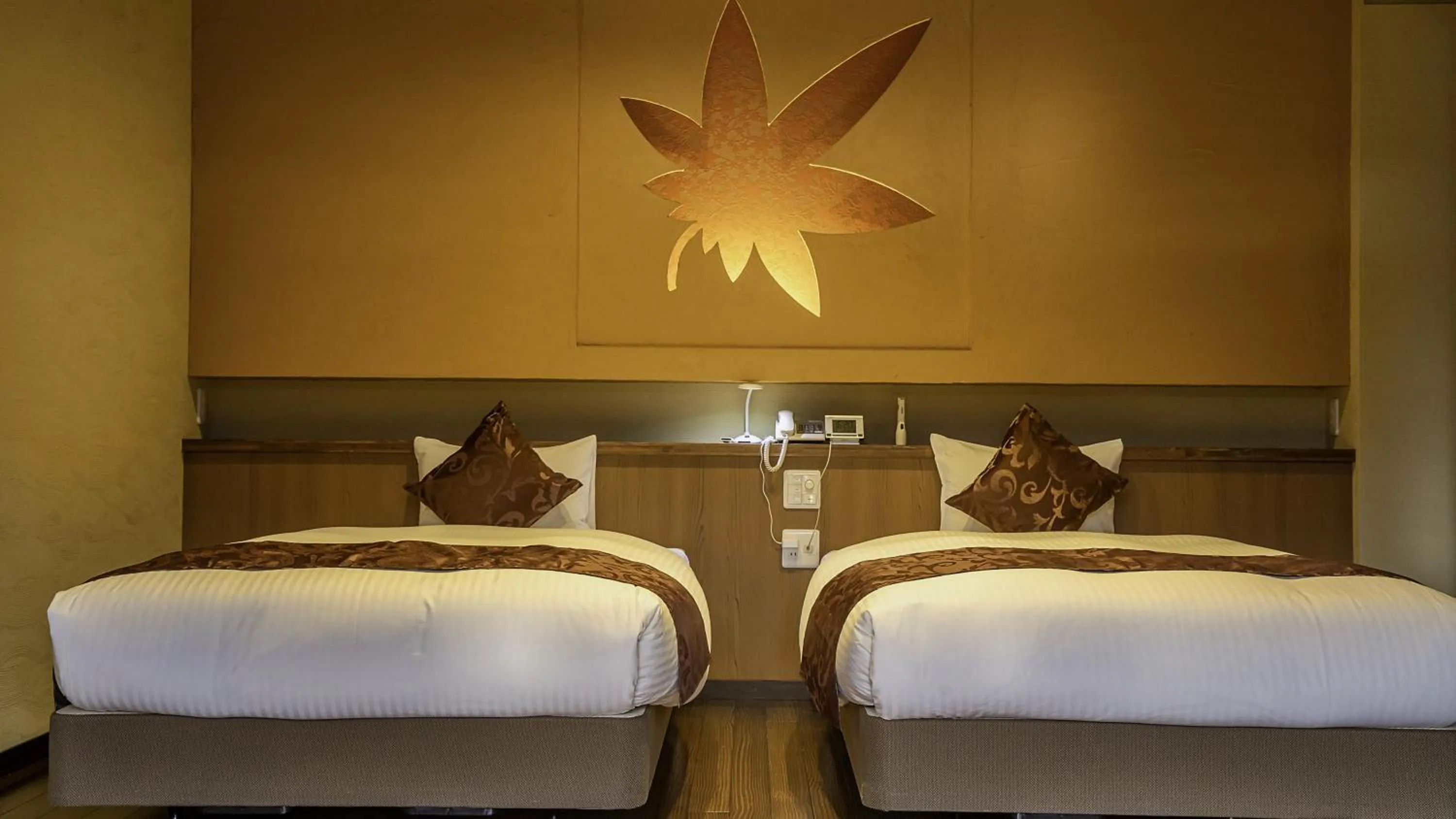 Bed in Hanare no yado Kamigakure