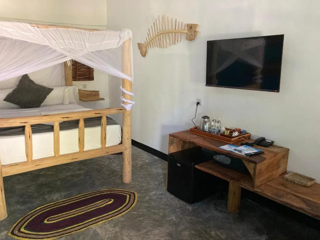 Bed in Nest Style Beach Hotel Zanzibar