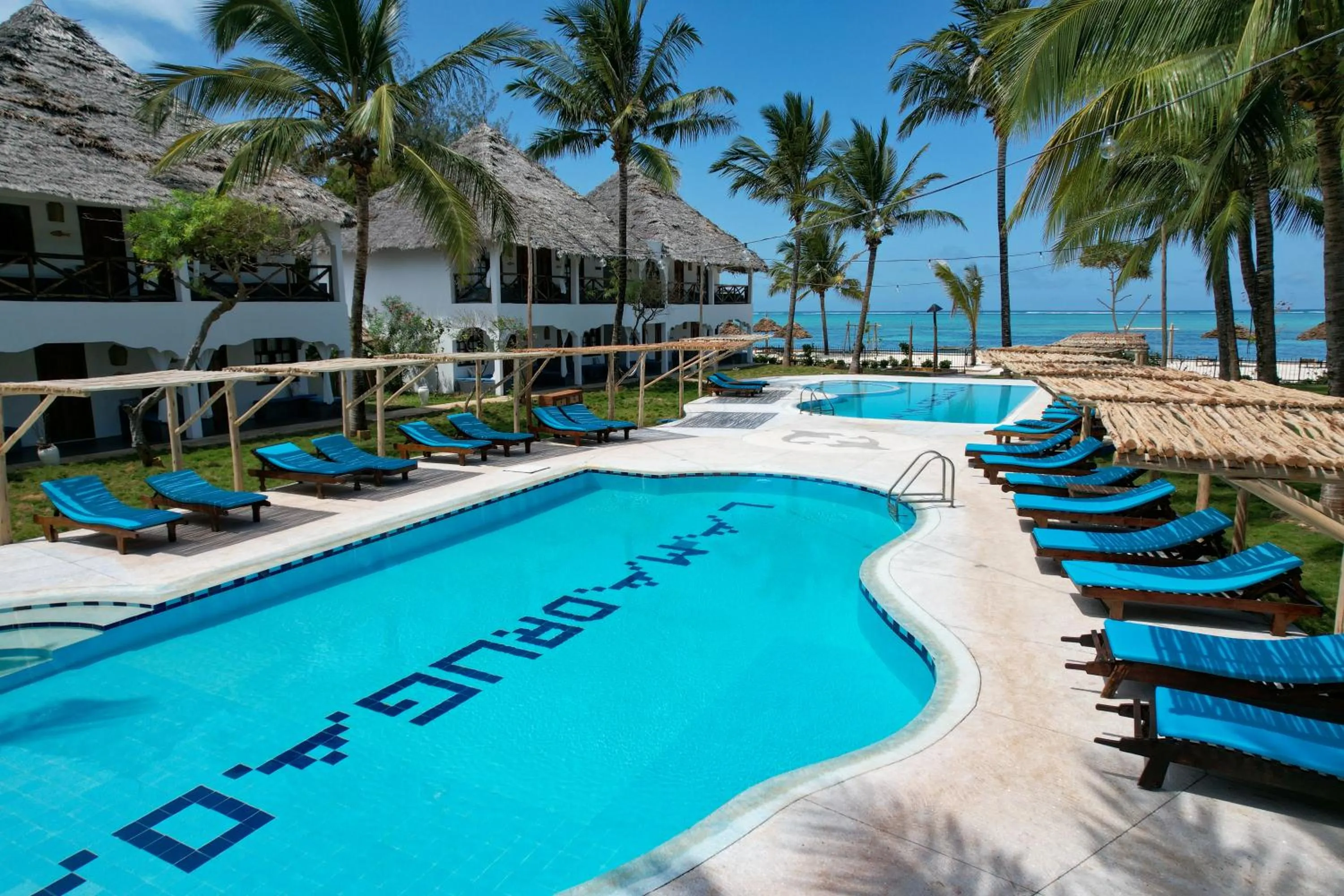 Swimming pool in Nest Style Beach Hotel Zanzibar