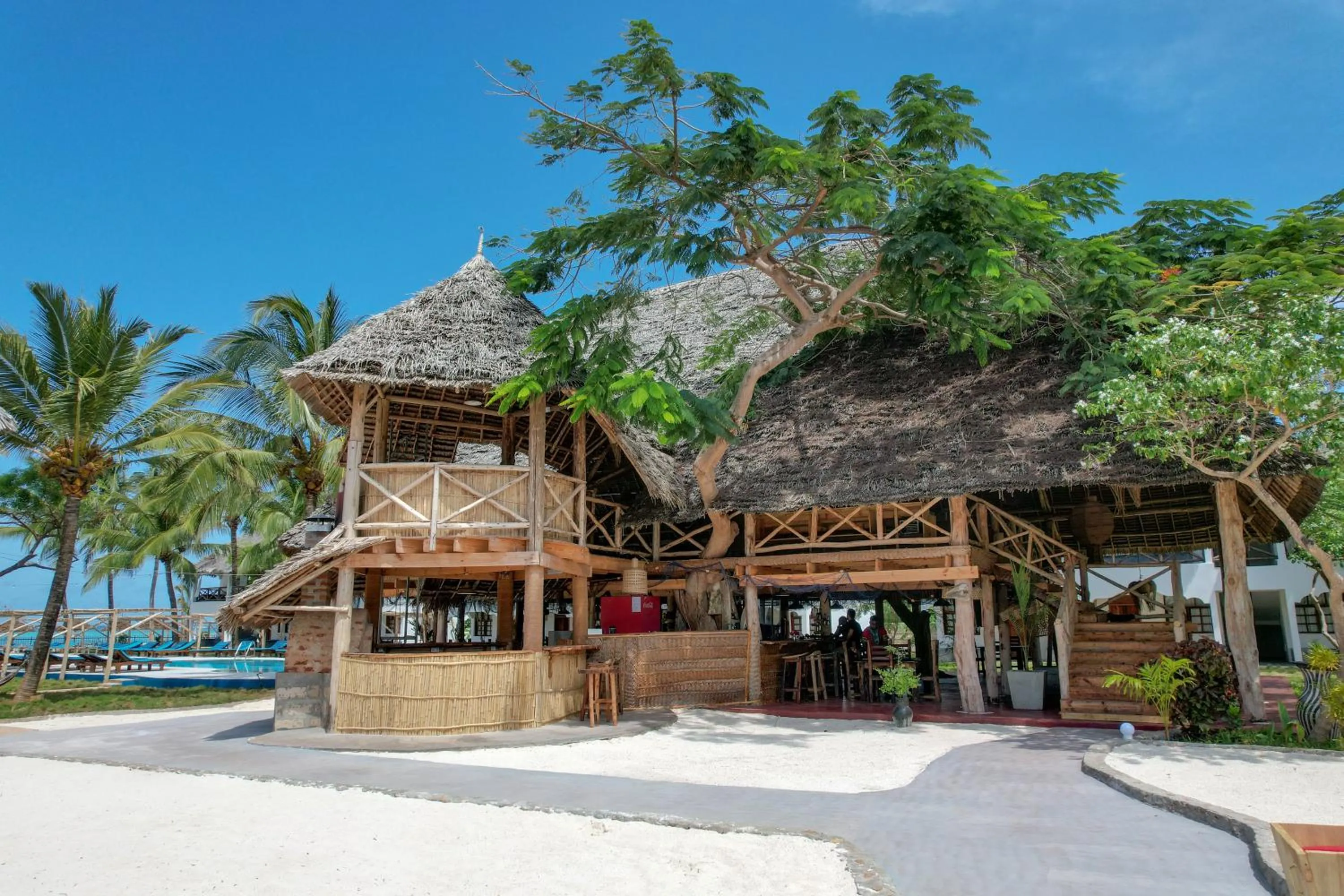 Property building in Nest Style Beach Hotel Zanzibar