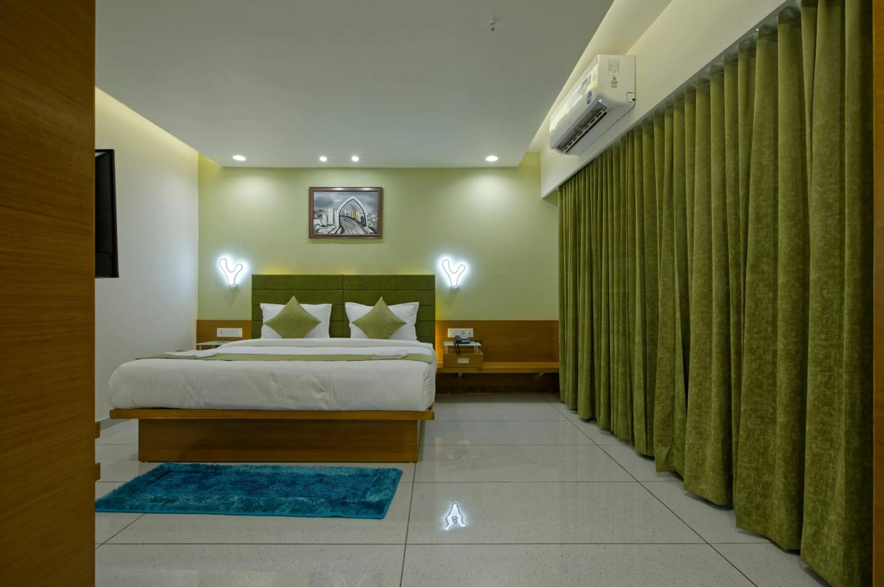 Bed in HOTEL AURELLIA