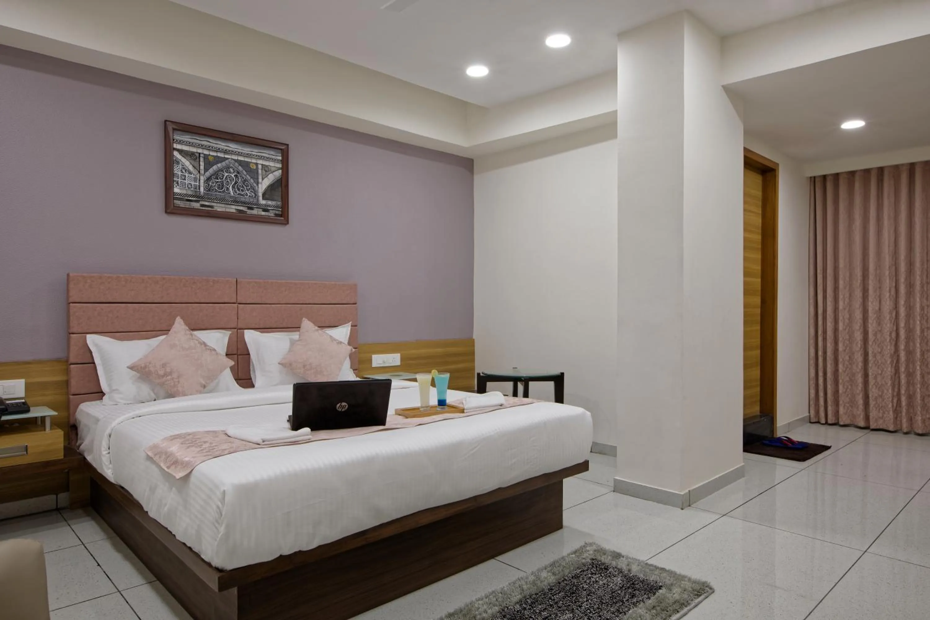 Bed in HOTEL AURELLIA