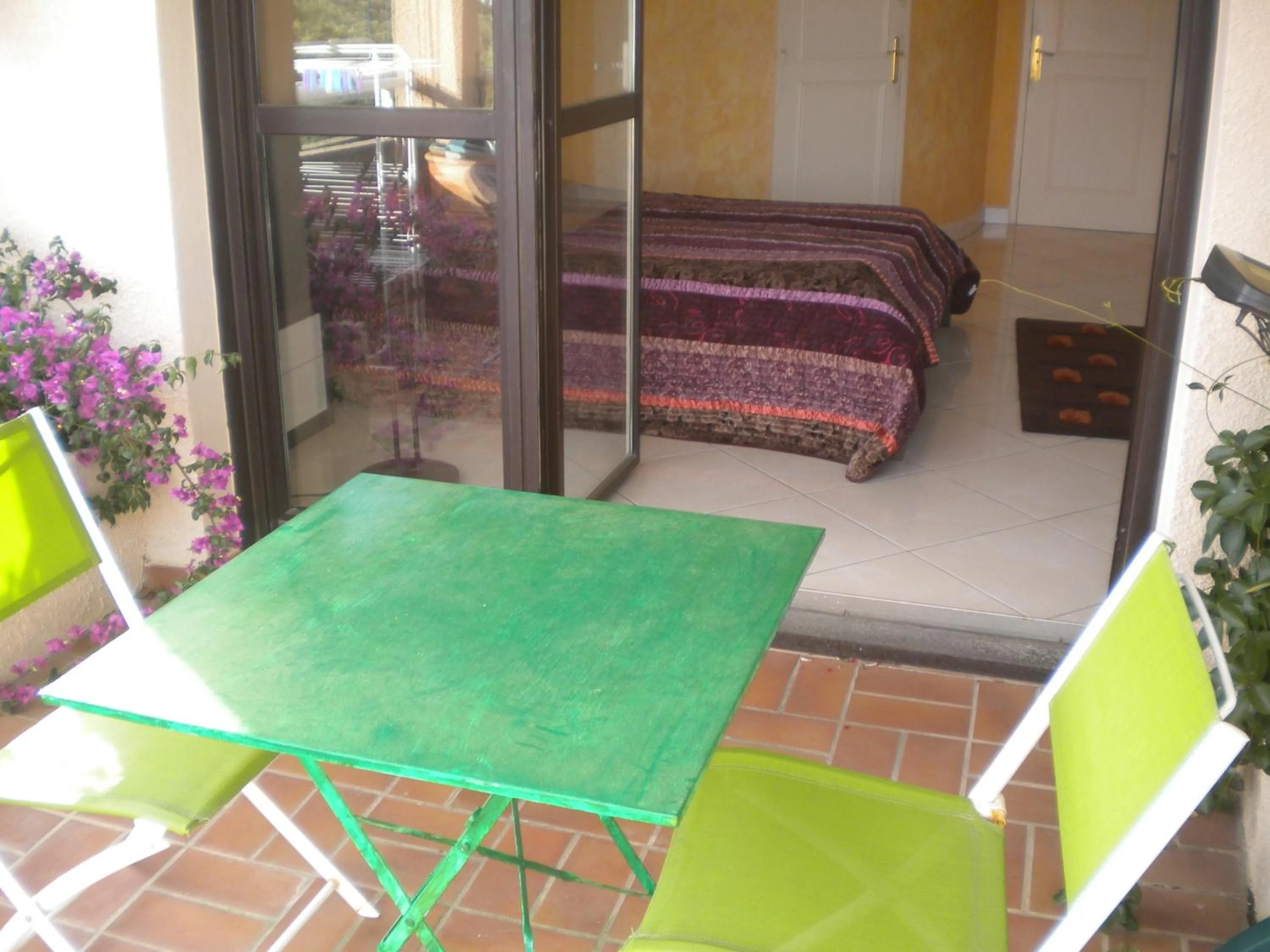 Bed in Chambre hôtes Wagram