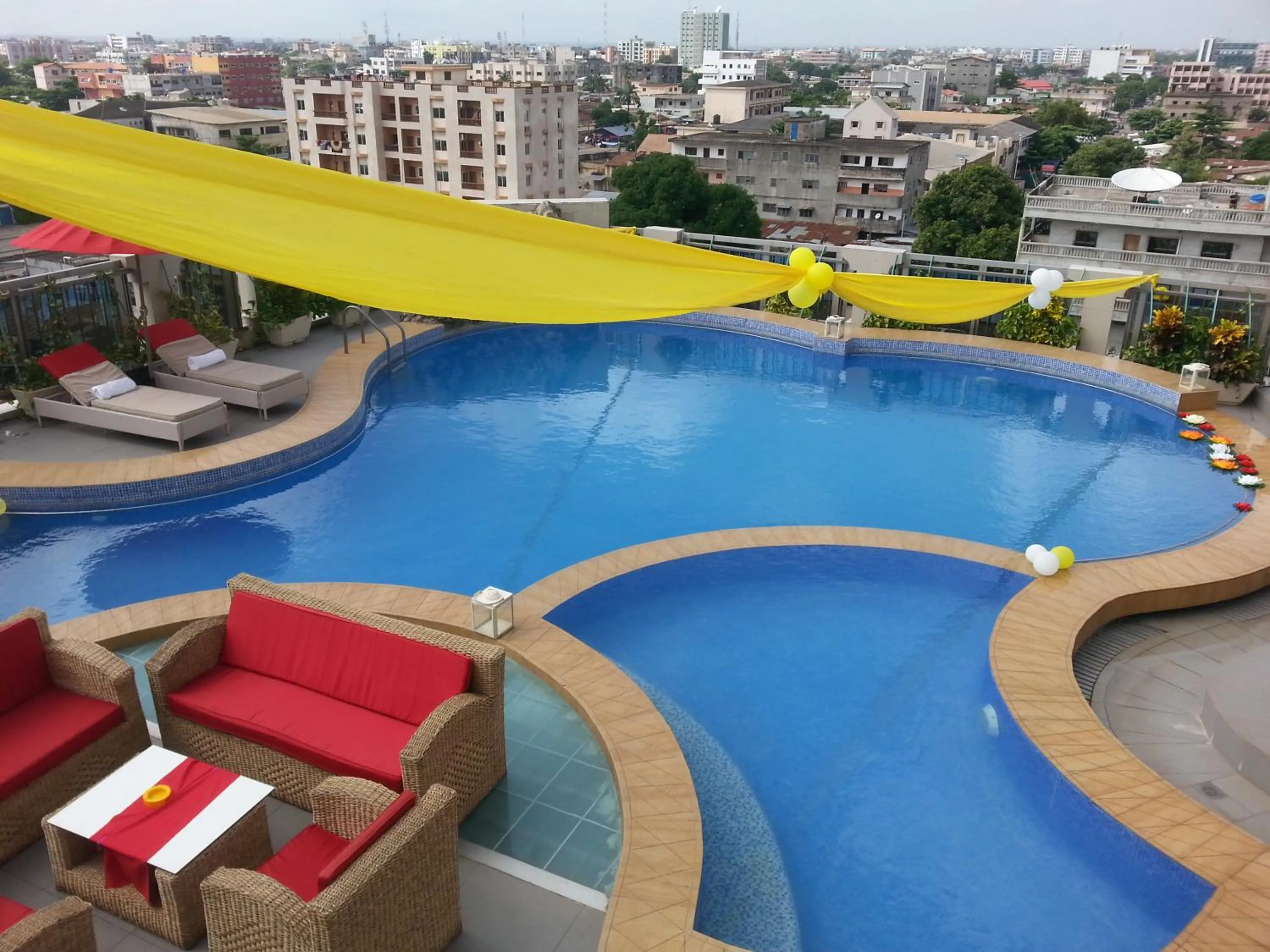Balcony/Terrace in Benin Royal Hotel
