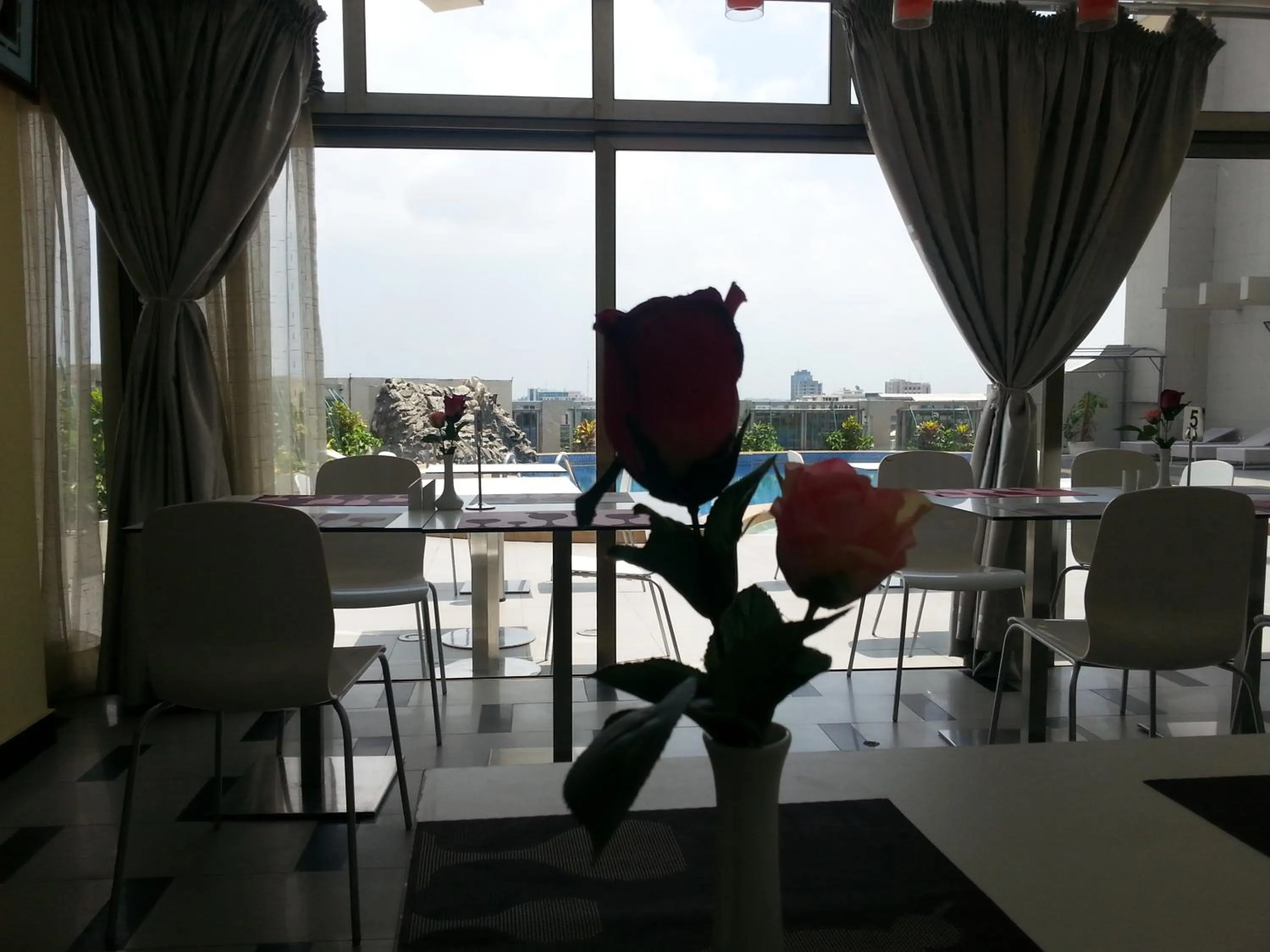 Restaurant/places to eat in Benin Royal Hotel