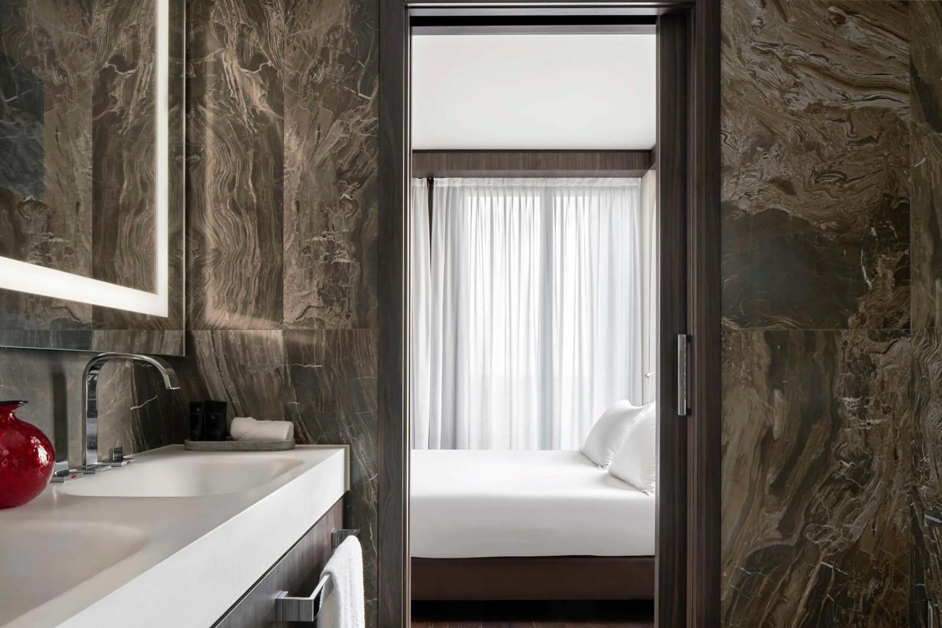 Photo of the whole room, Bed in Hyatt Centric Milan Centrale