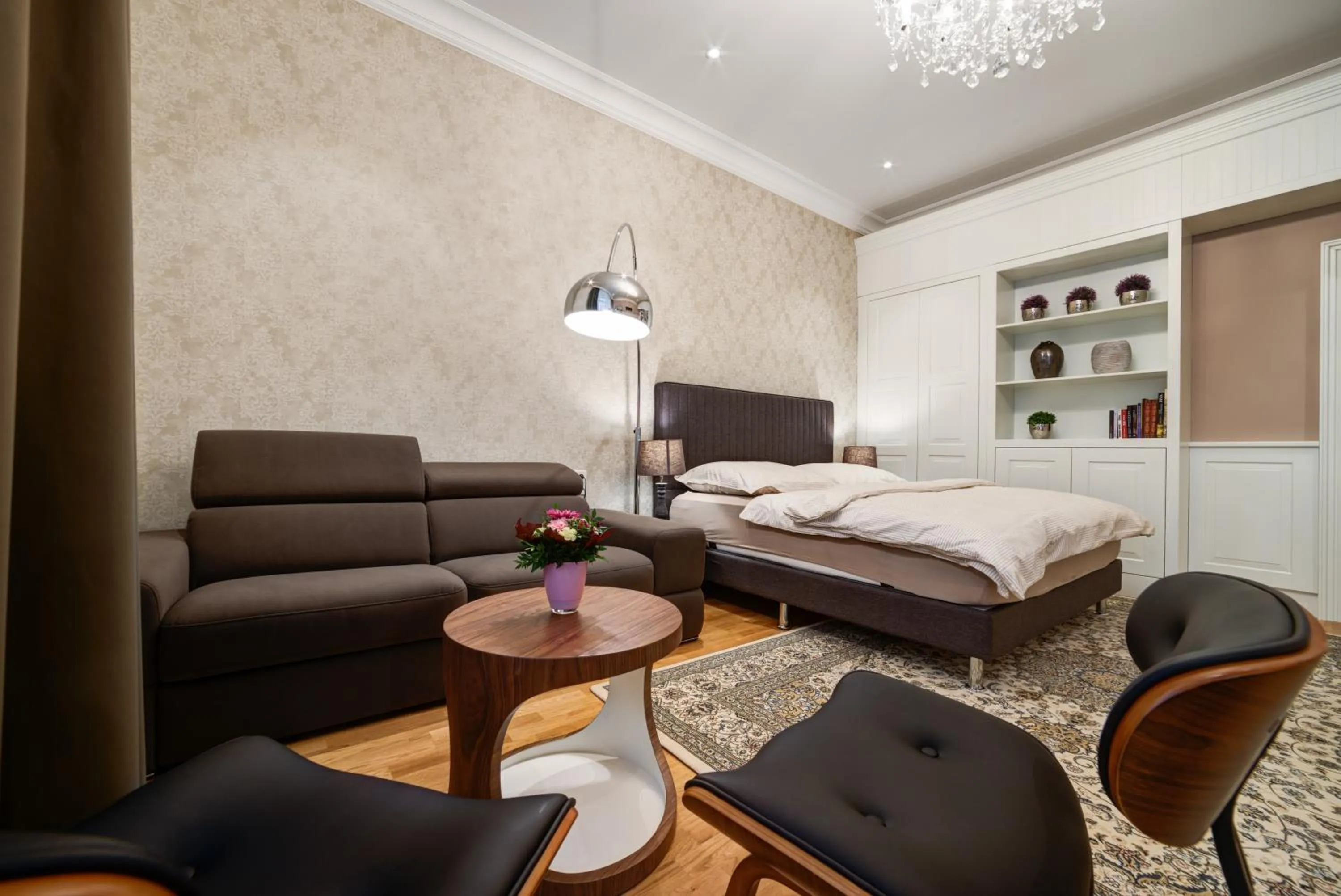 Bed in Bishop Apartments