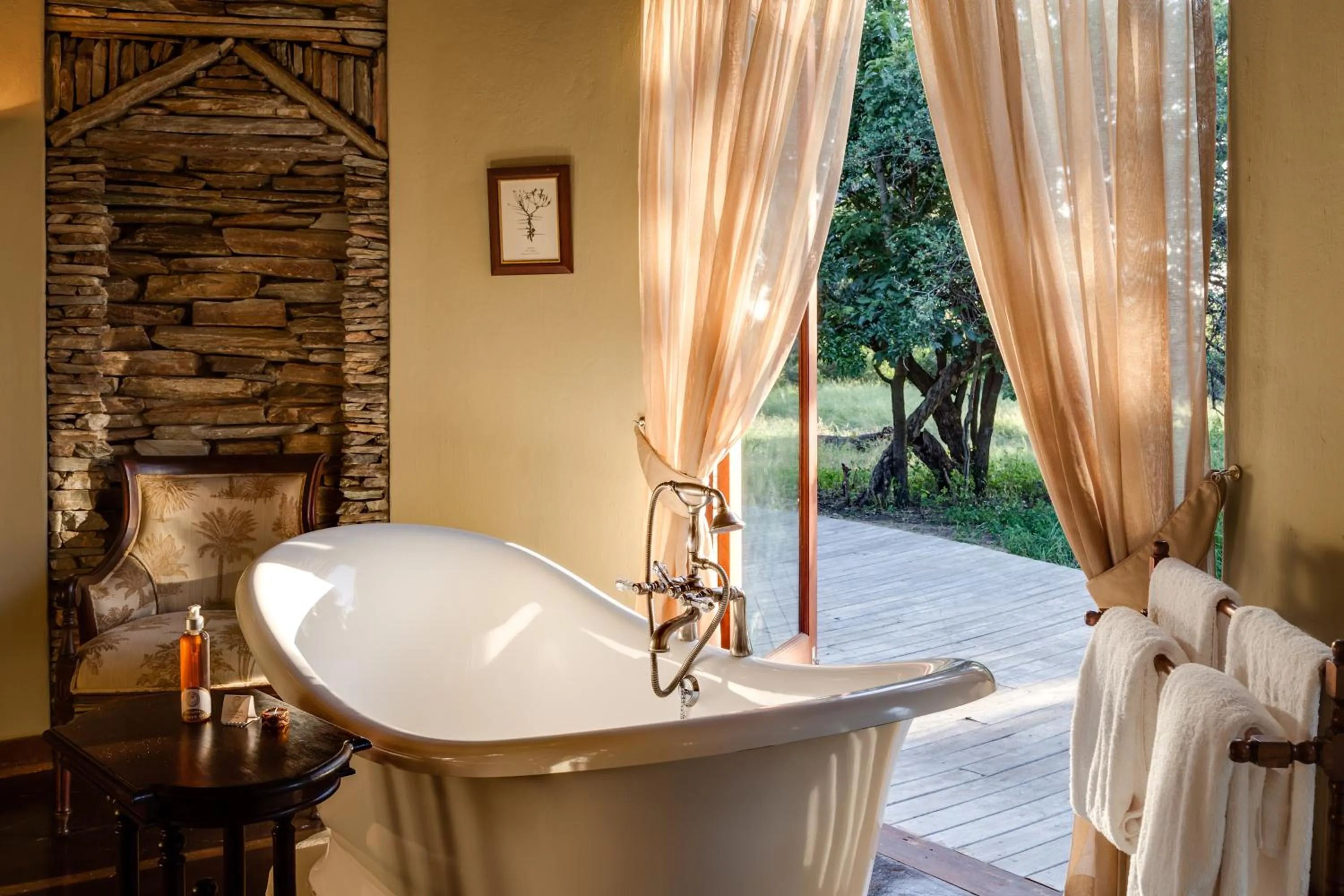 Bathroom in Tintswalo Safari