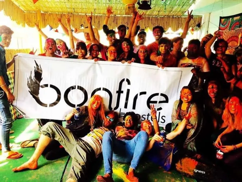 Property logo or sign in Bonfire Hostels Rishikesh