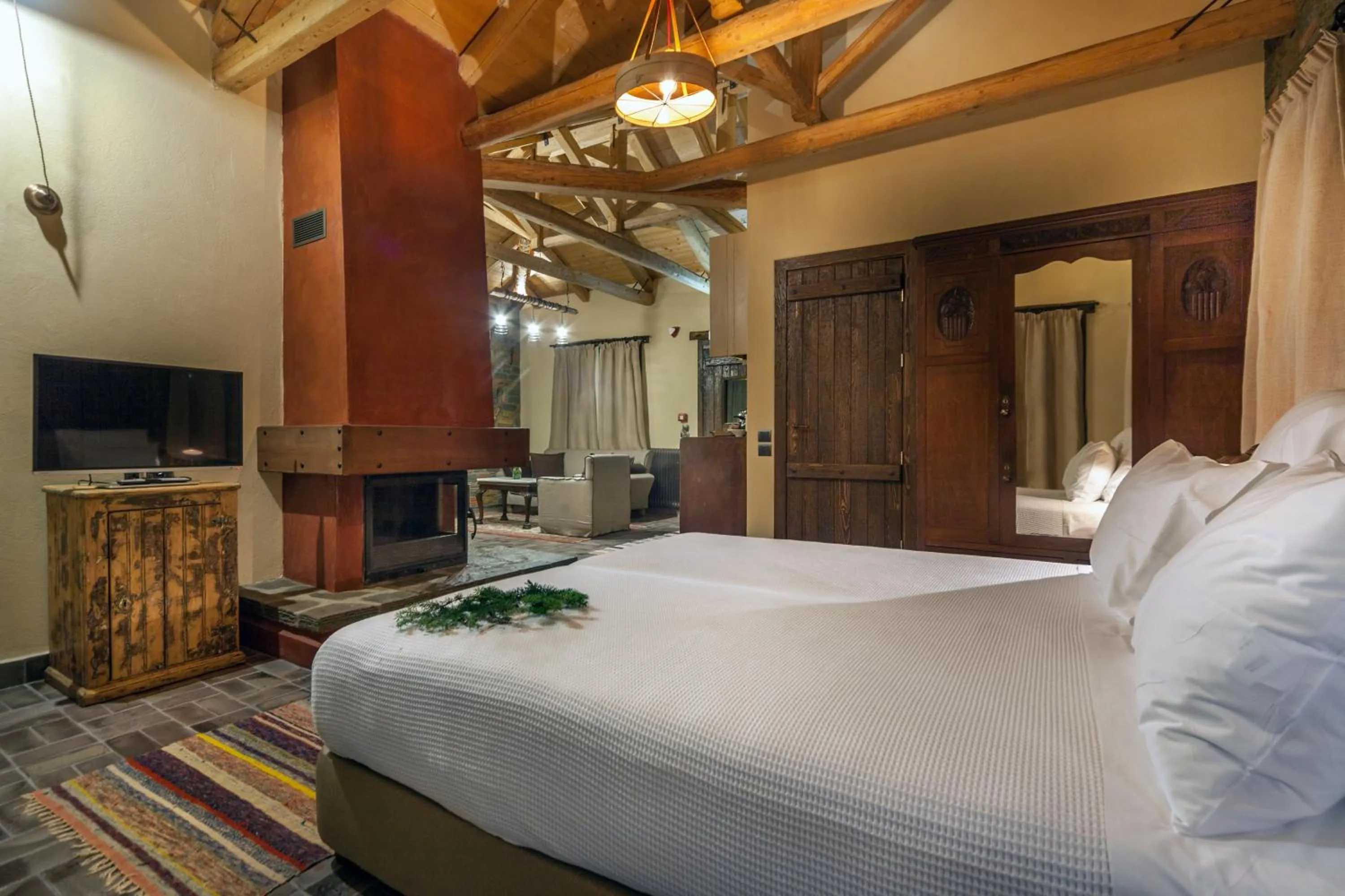 Bedroom, Bed in Montanema Handmade Village