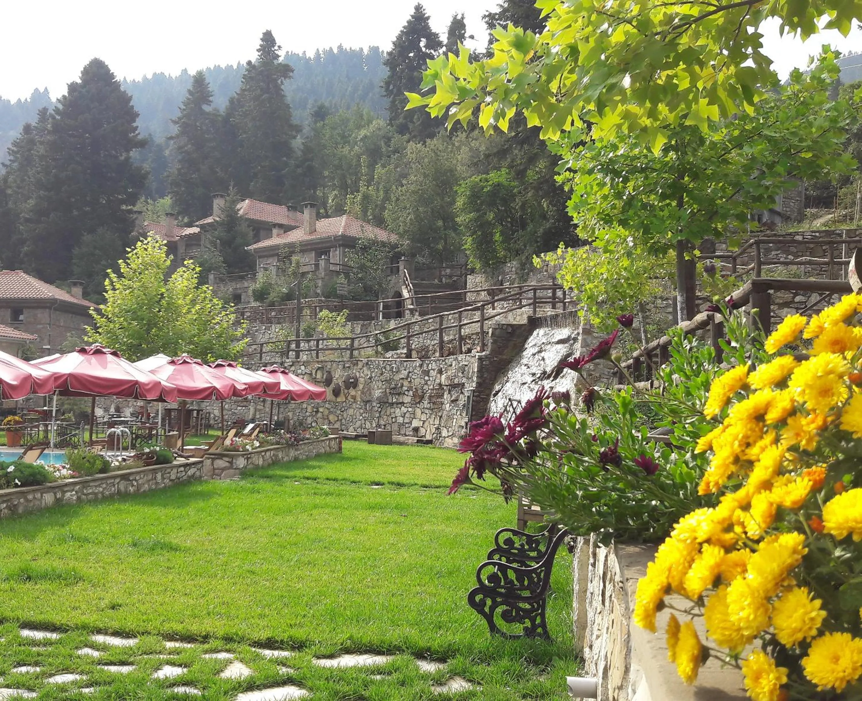 Garden in Montanema Handmade Village