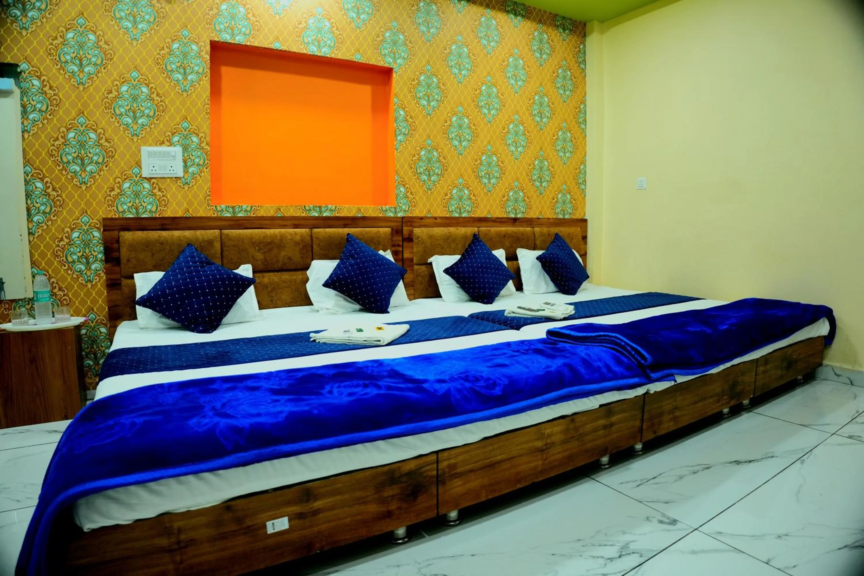 Bed in Hotel Ganraj