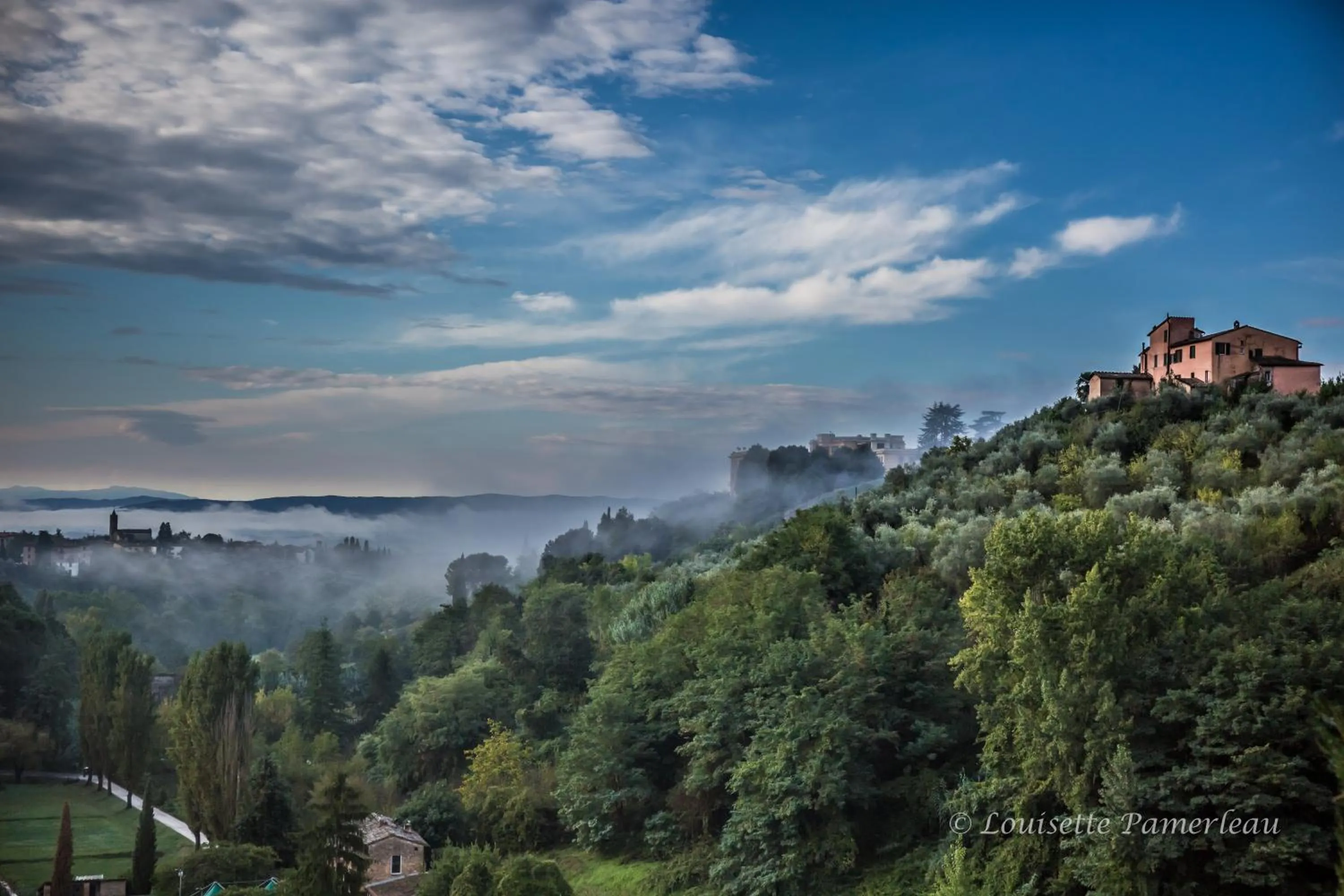 Natural landscape in Villa del Sole Siena