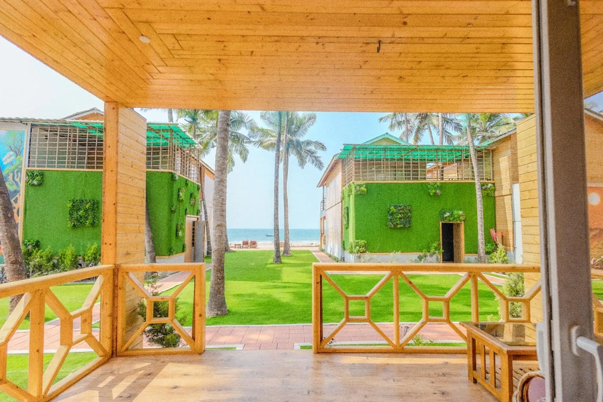 Deluxe Double Room with second row sea View - single occupancy in The O2H Agonda Beach Resort Deluxe Double Room with second row sea View - single occupancy in The O2H Agonda Beach Resort