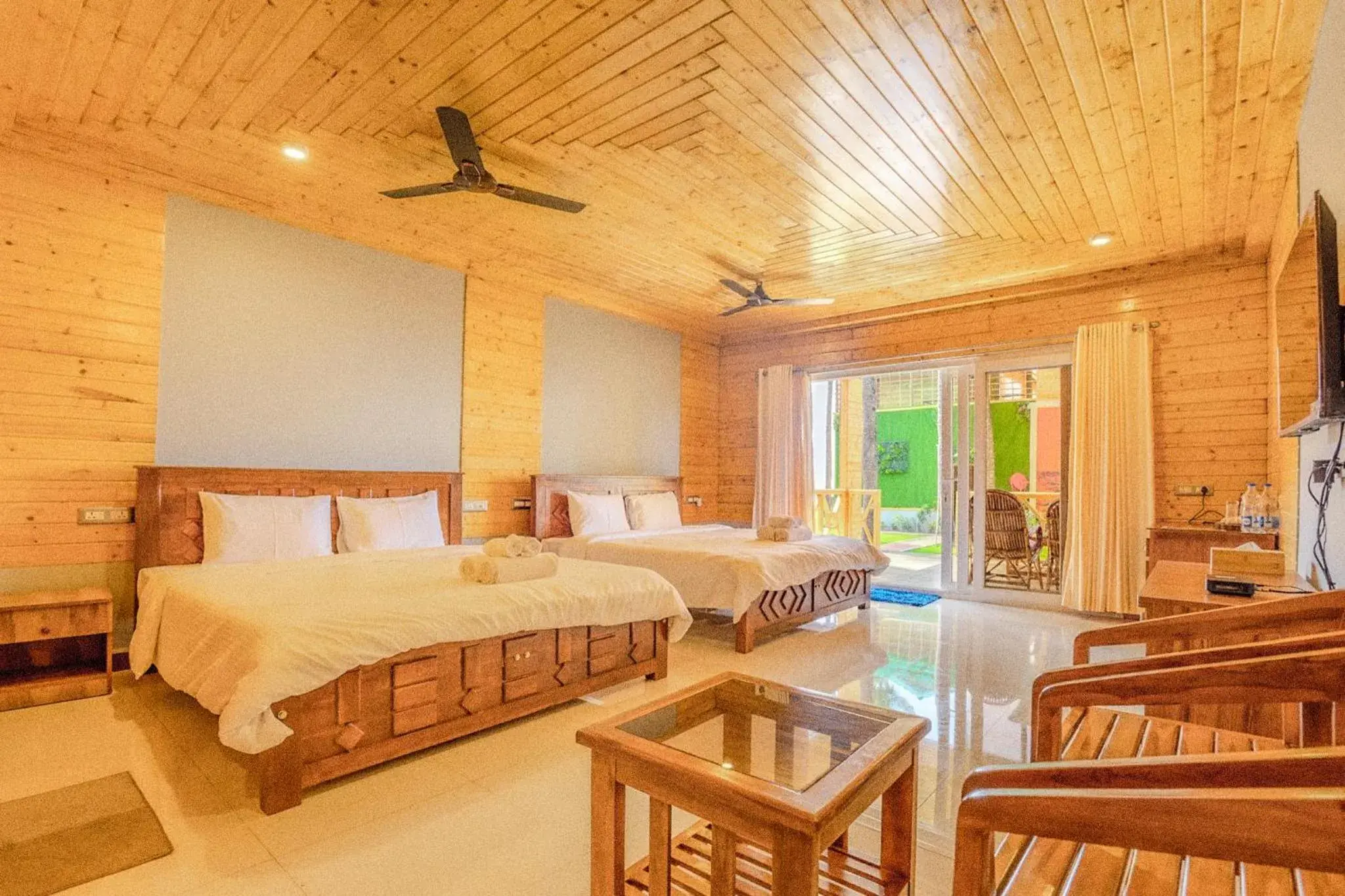 Quadruple Room with Garden View - single occupancy in The O2H Agonda Beach Resort Quadruple Room with Garden View - single occupancy in The O2H Agonda Beach Resort