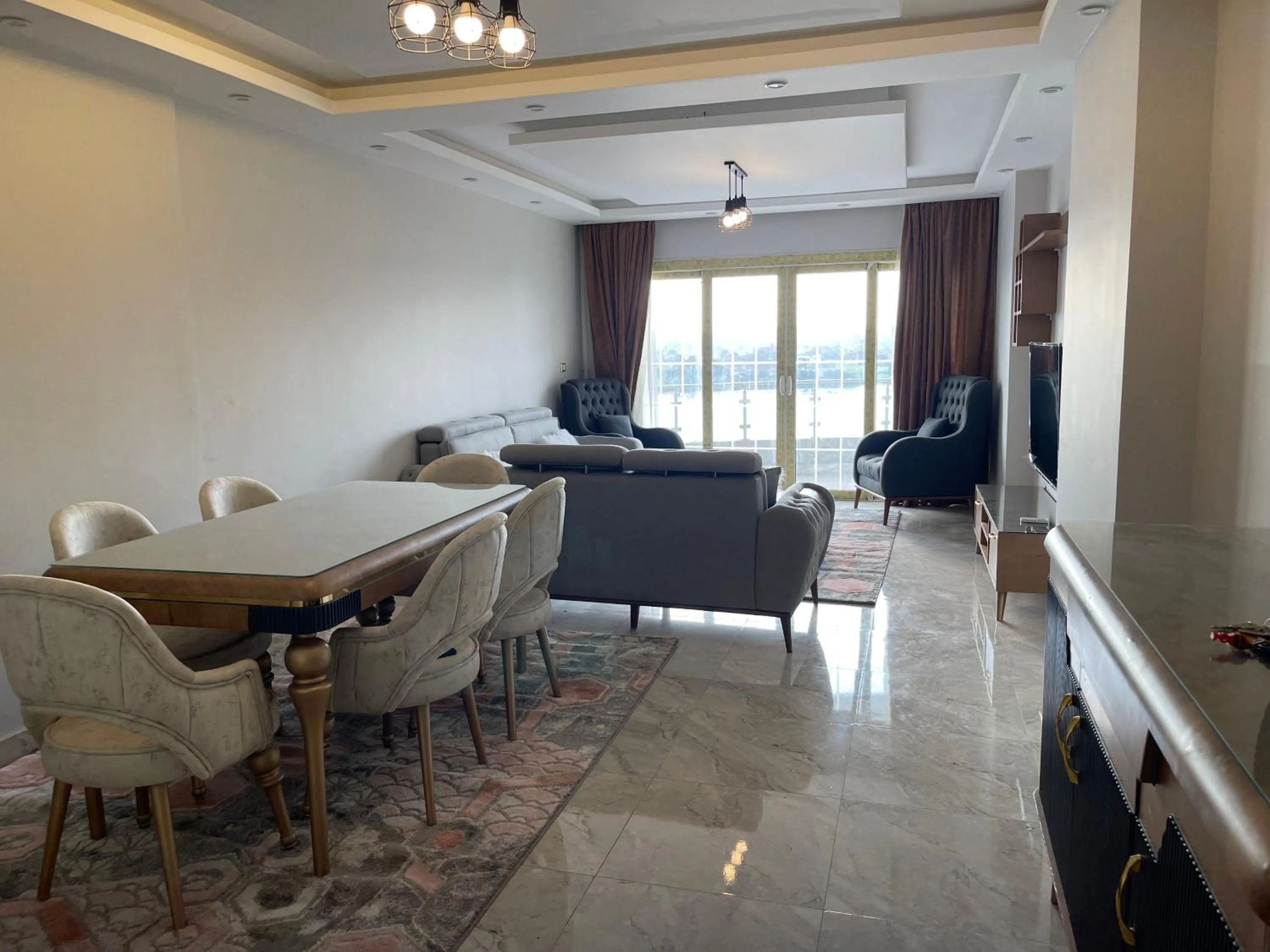 Nile view apartment in cairo