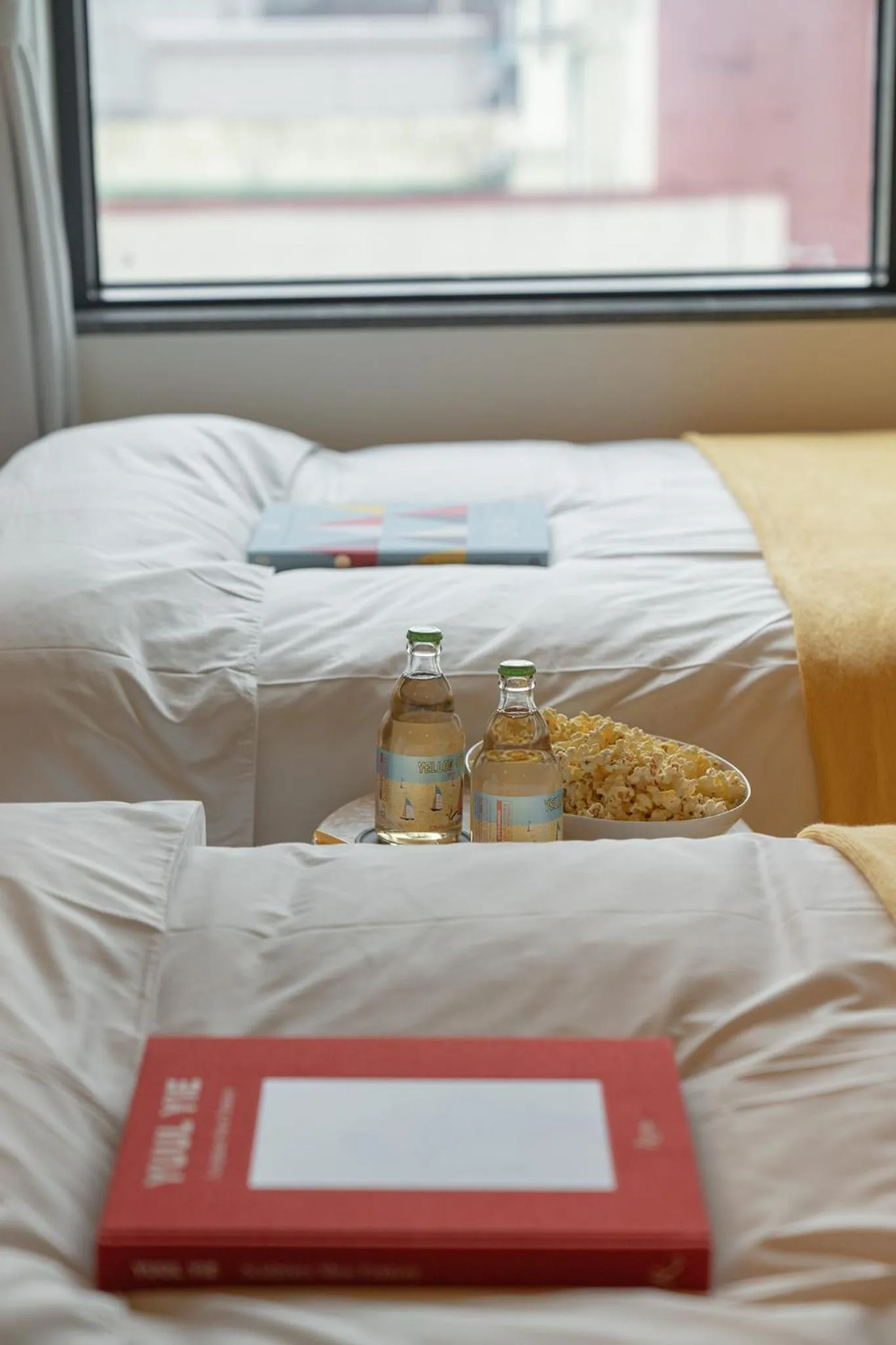 Bed in Nouvelle Hotel Seoul Itaewon by Aank