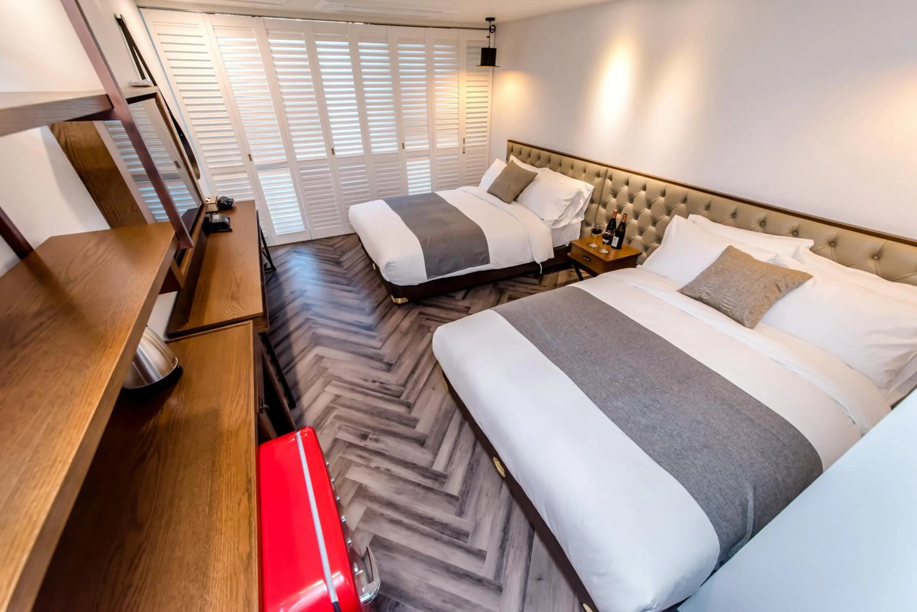 Bed in Marevo Beach Hotel