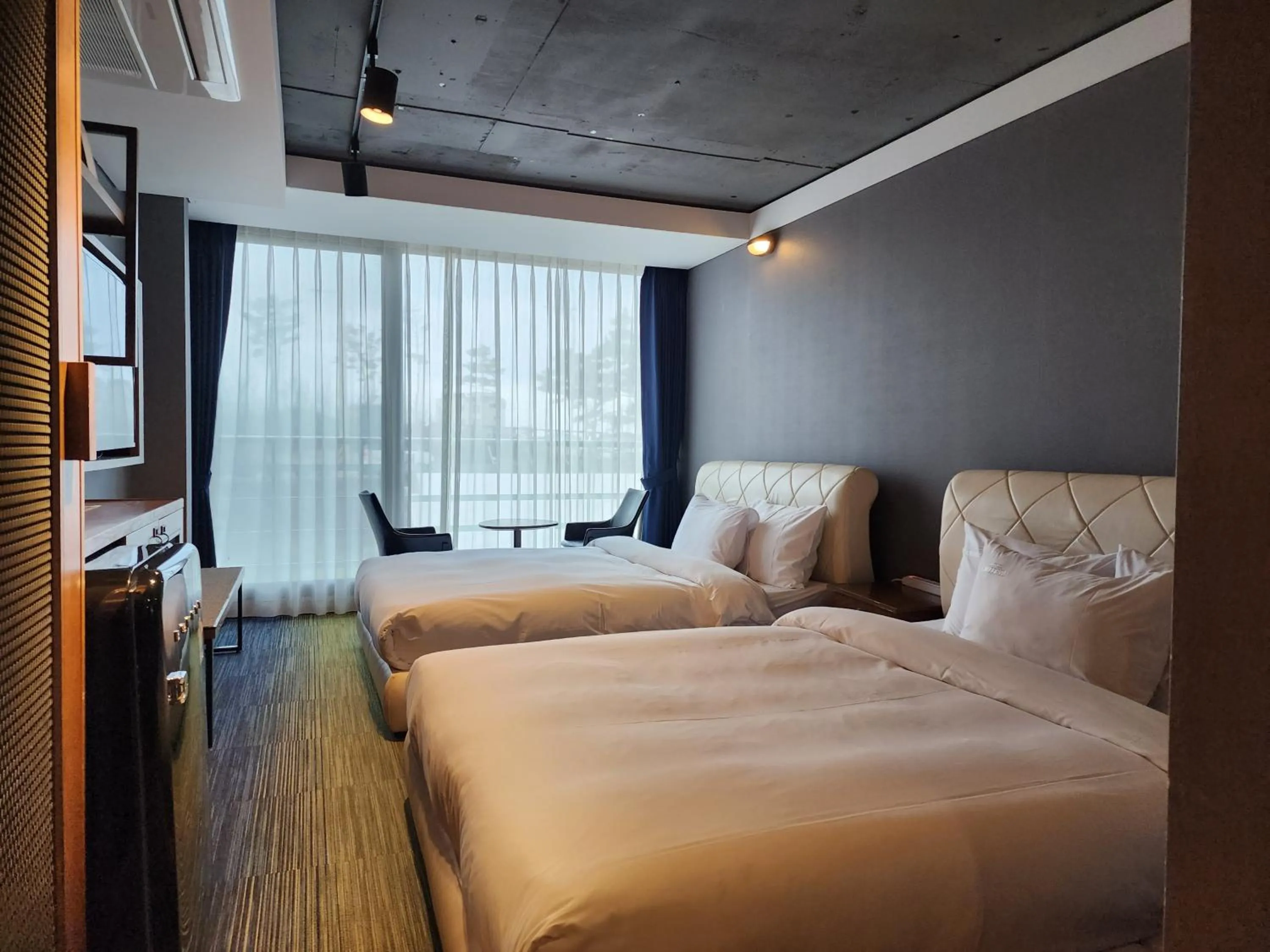 Bed in Marevo Beach Hotel