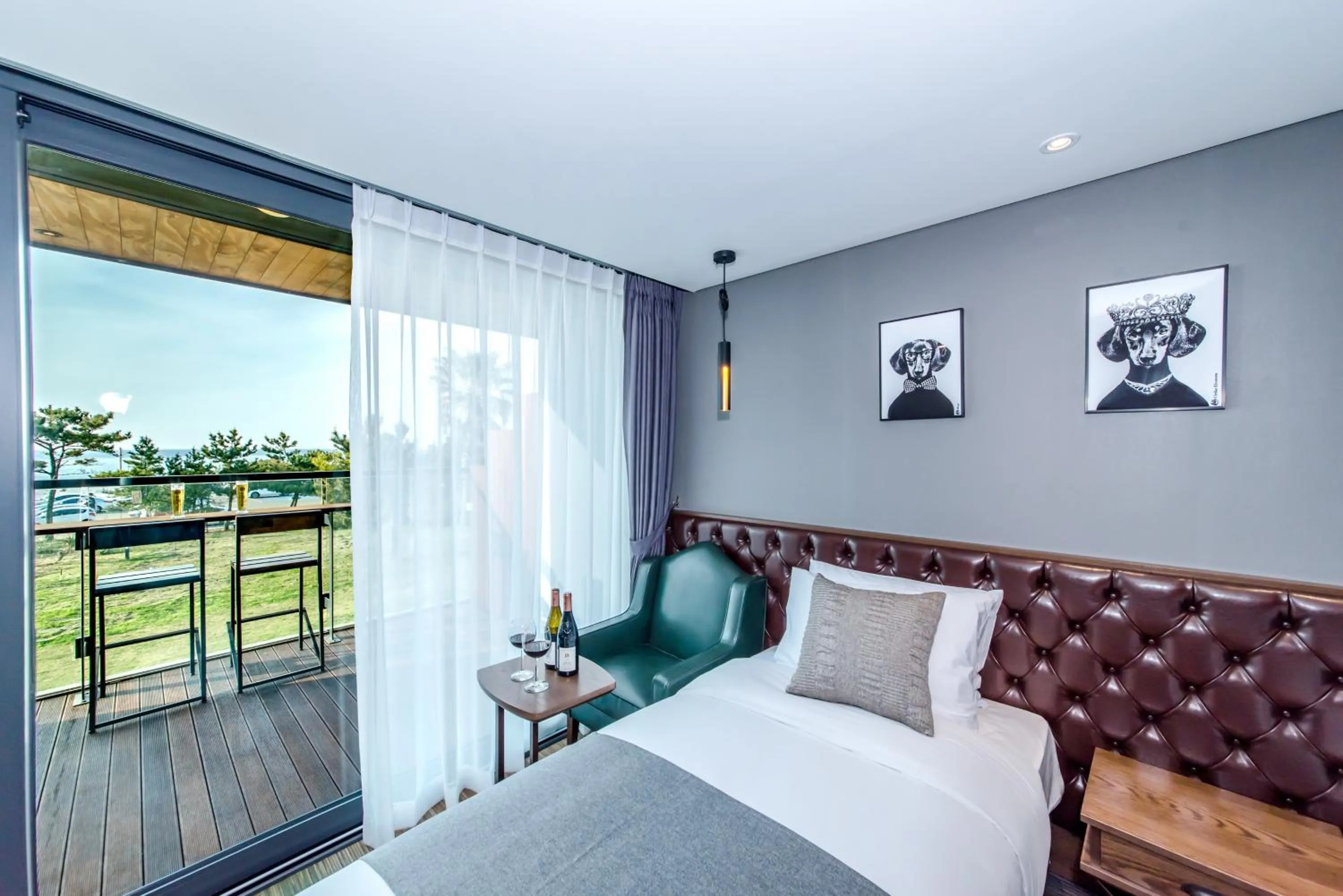 Bed in Marevo Beach Hotel