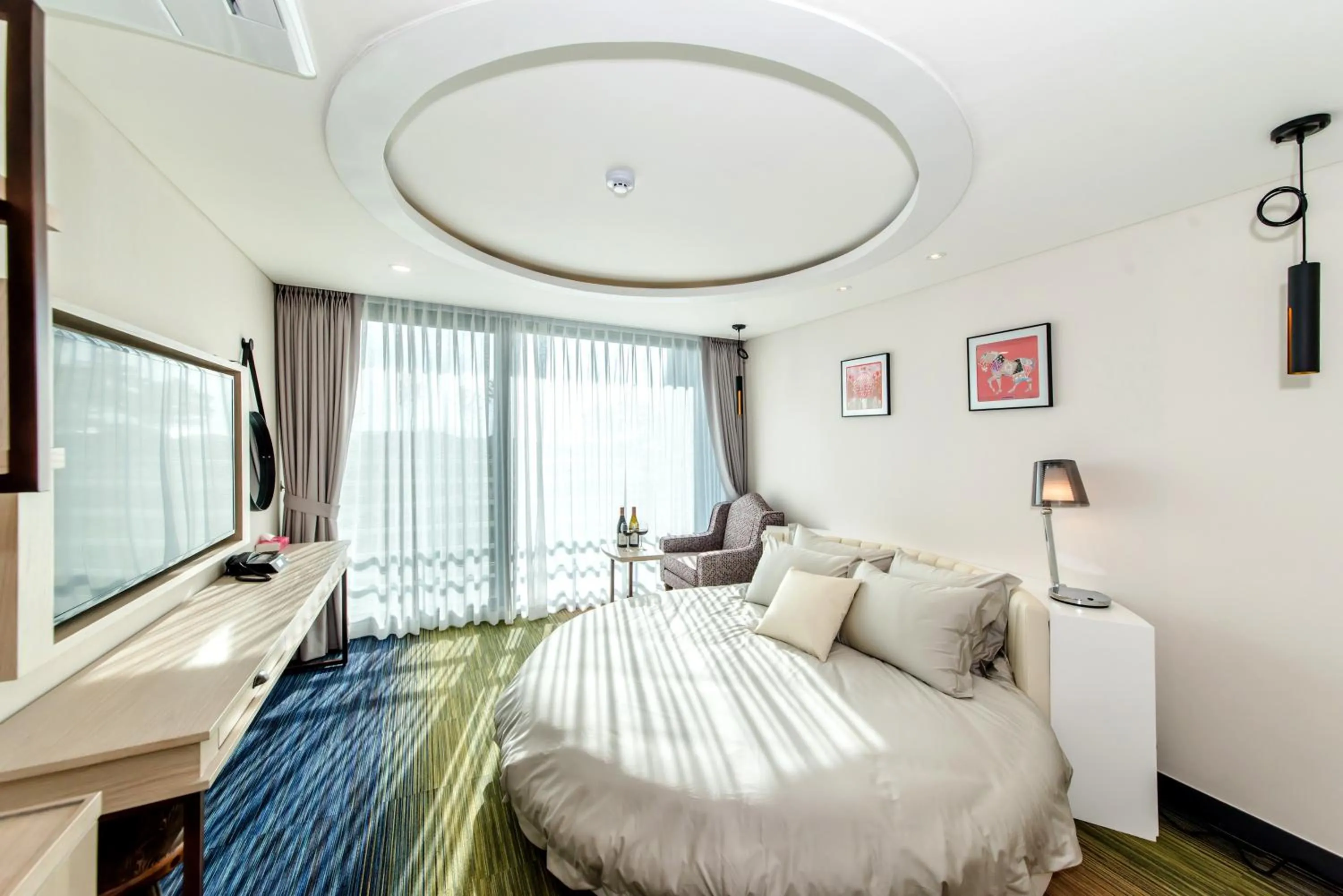 Bed in Marevo Beach Hotel