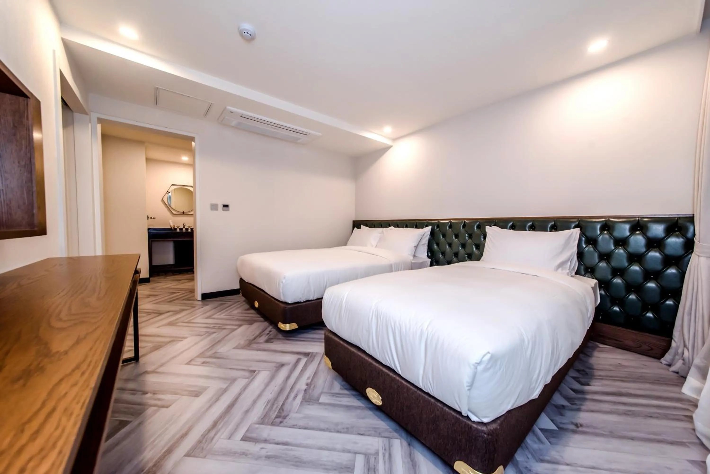 Bed in Marevo Beach Hotel